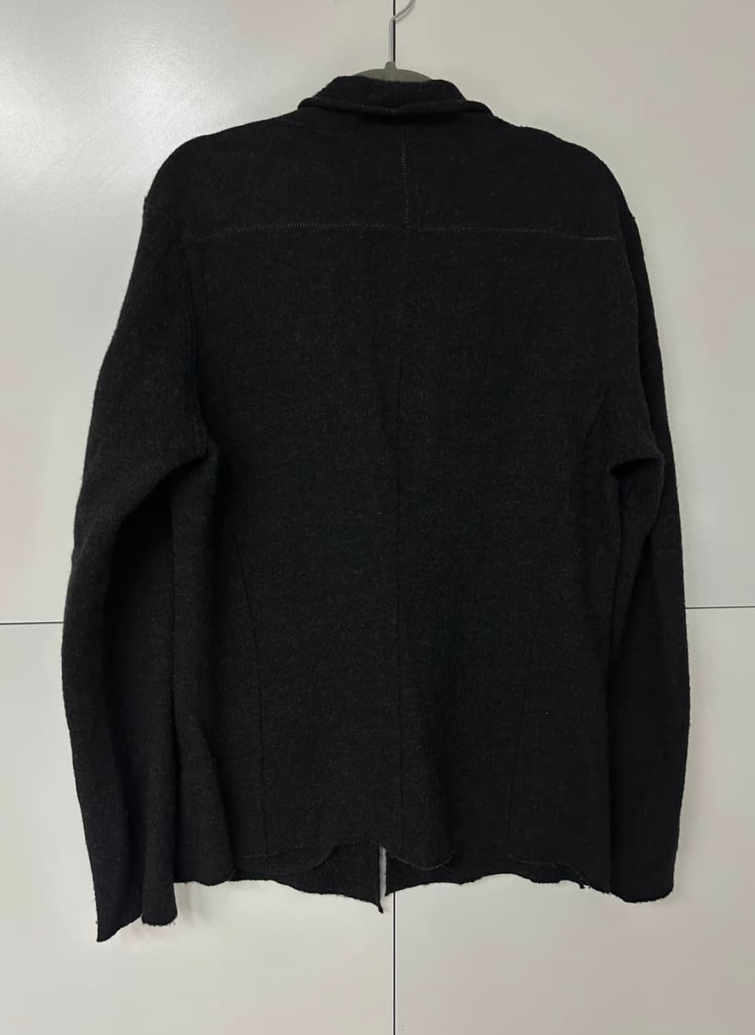 The Viridi Anne 축융 울 숄카라 가디건 상품이미지2