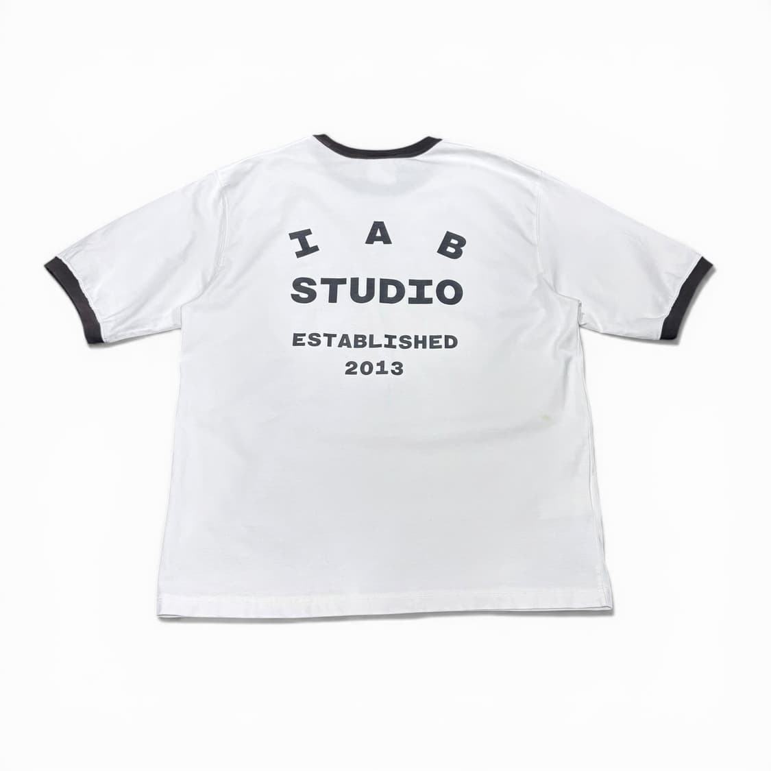 2XL 아이앱 스튜디오 이스테블리시드 화이트 링거 티셔츠 상품이미지2