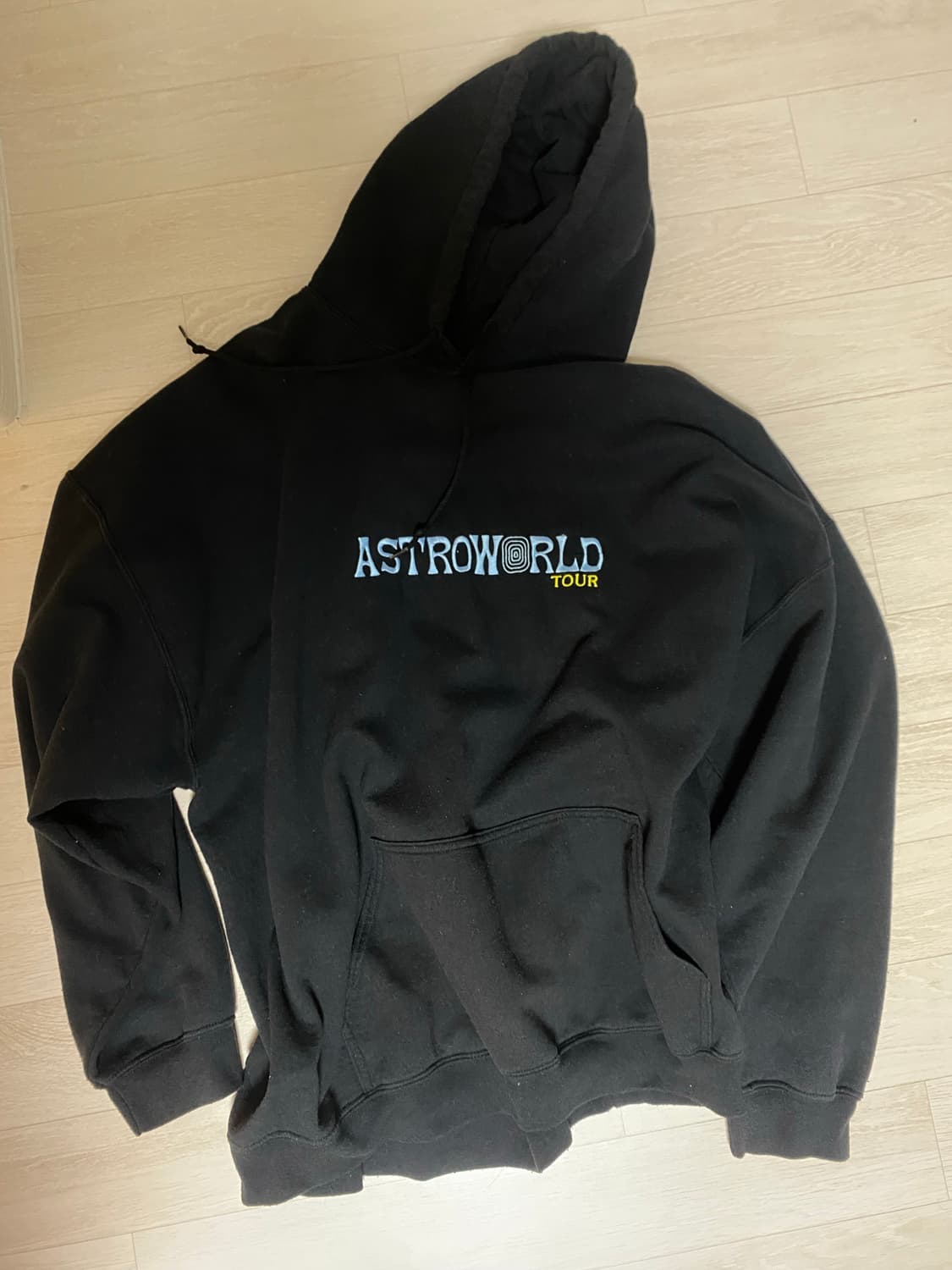 트래비스 스캇 astroworld 투어 머천 후드 xxl 상품이미지1