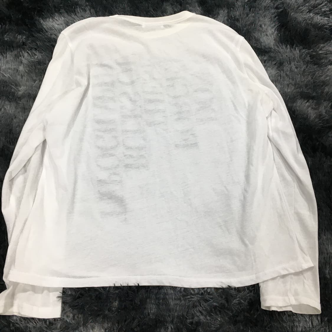 투티/0158 긴팔 티셔츠 프린팅 시스루 상품이미지6