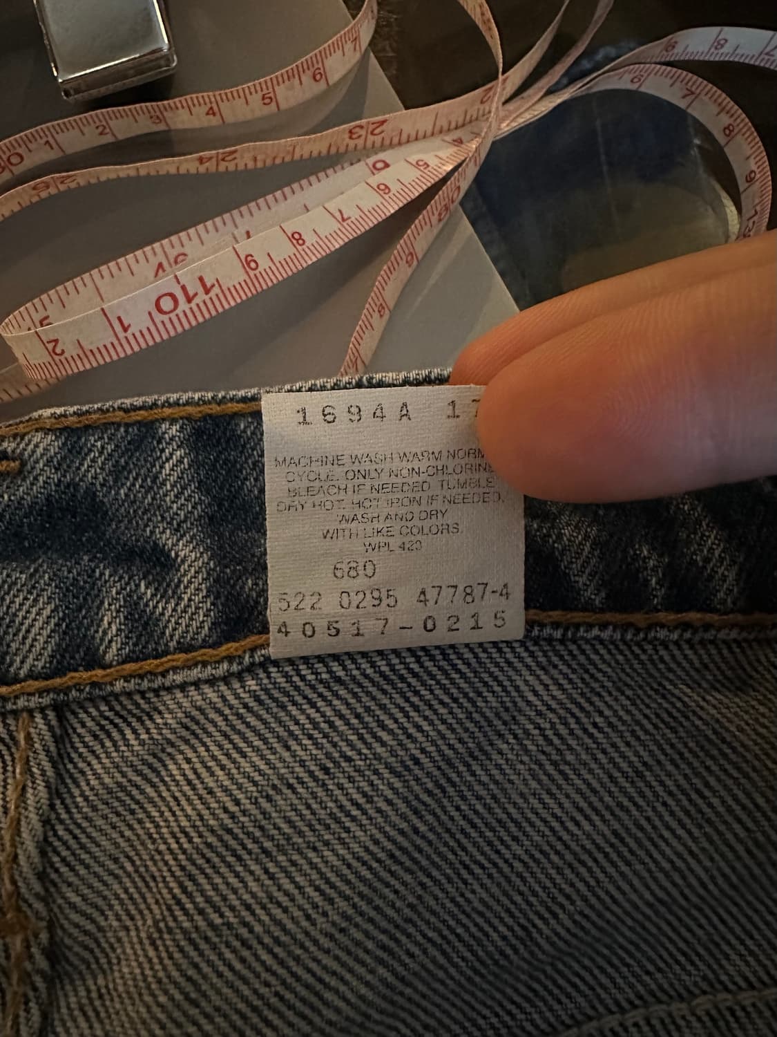 90s USA Levis 517 Boot Cut Denim Pants 상품이미지8