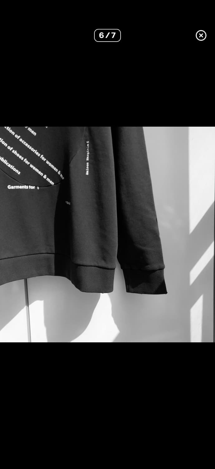 메종 마르지엘라 절개 맨투맨 상품이미지6