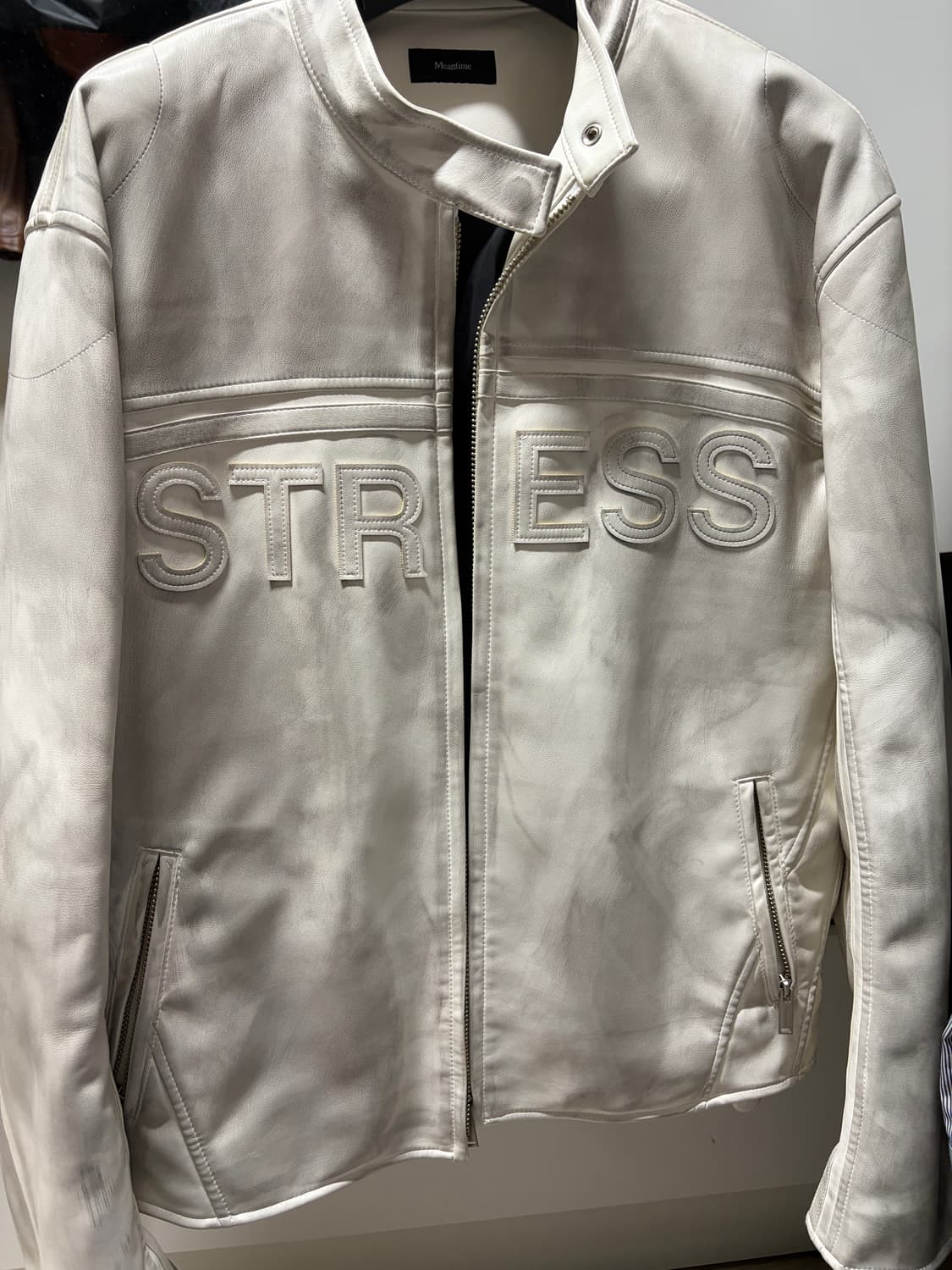 (유일매물) meantime 레더자켓 판매합니다 상품이미지1