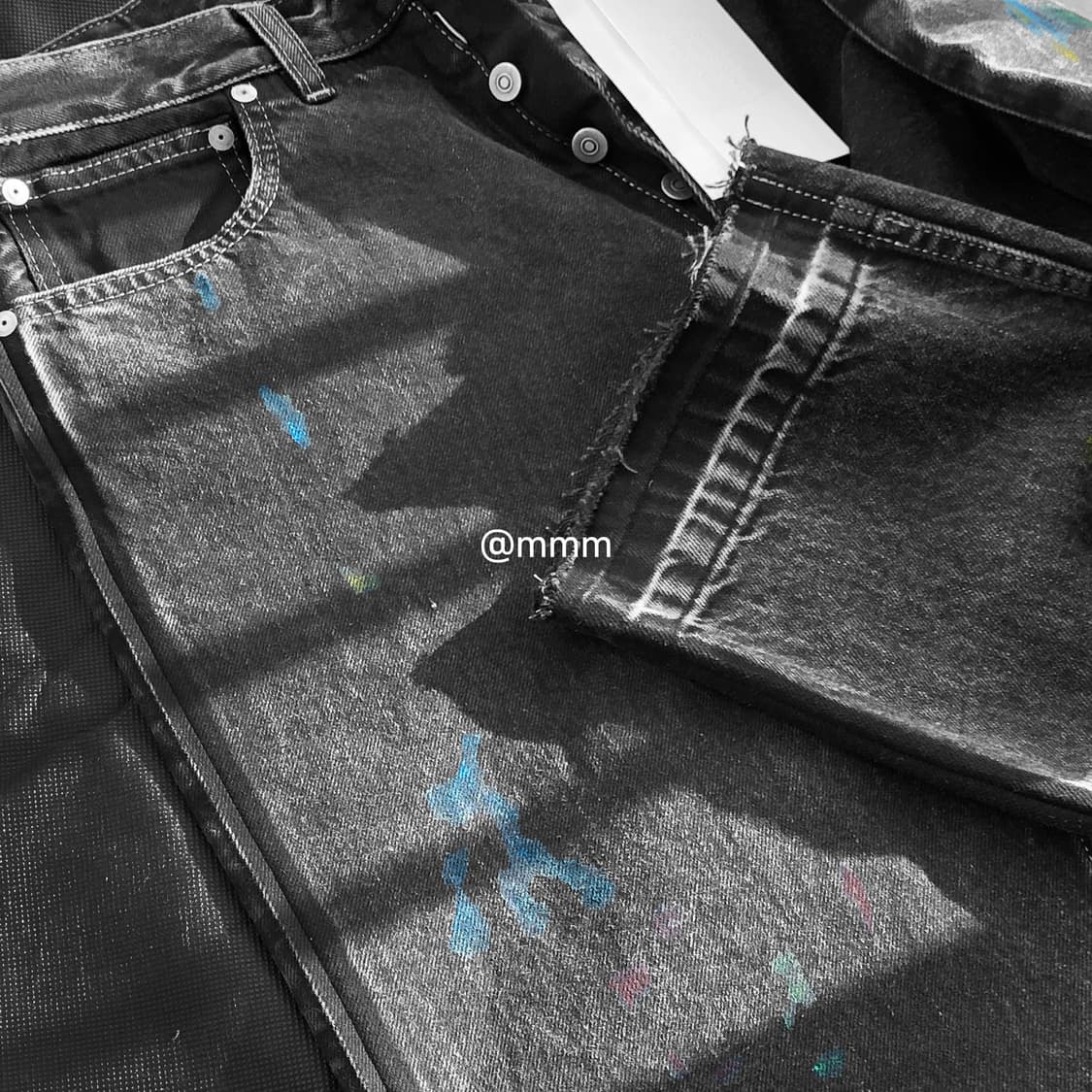 마르지엘라/스톤워싱 페인트 데님 상품이미지3