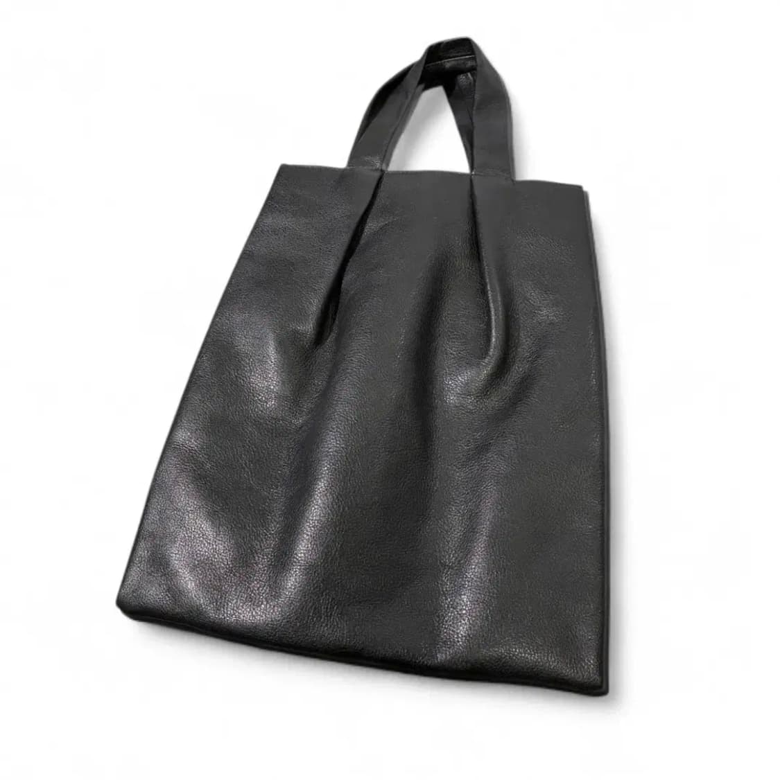 토카 소가죽 TWO HANDLE TUCK BAG 꼼데 요지 스타일 상품이미지1