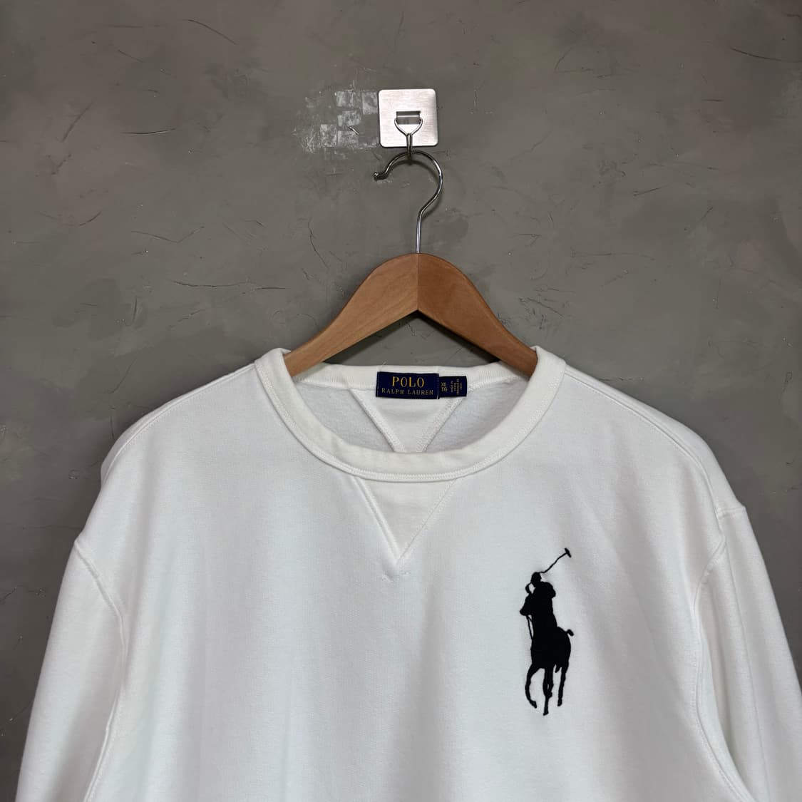 폴로 랄프로렌 빅포니 맨투맨 화이트 상품이미지2