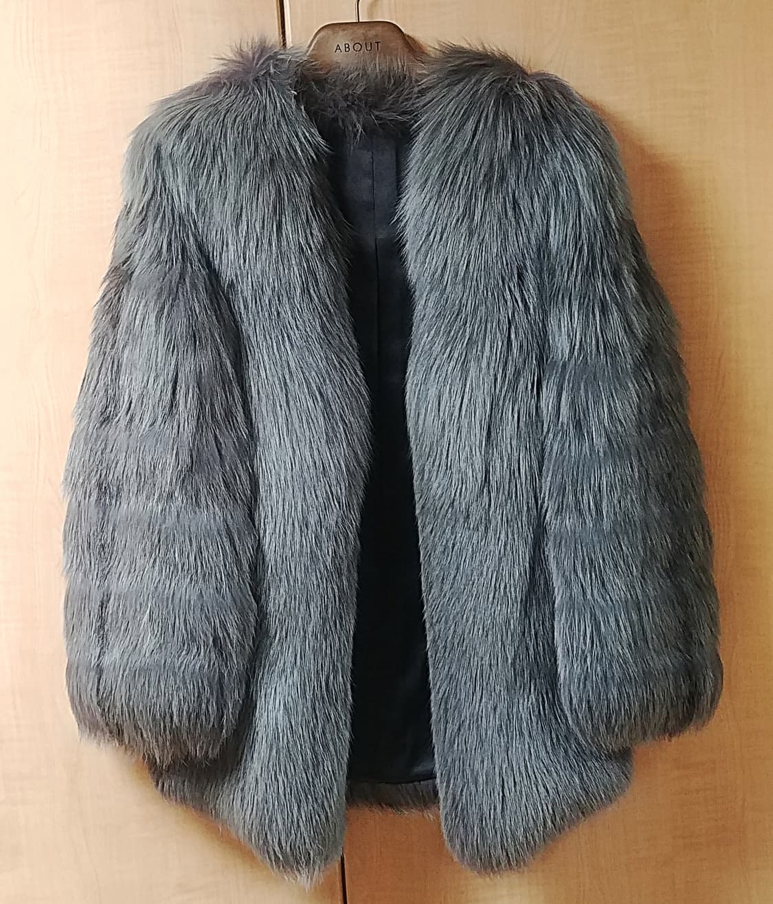 사가폭스 SagaFox 리얼폭스퍼 코트/ 그레이칼라 상품이미지2