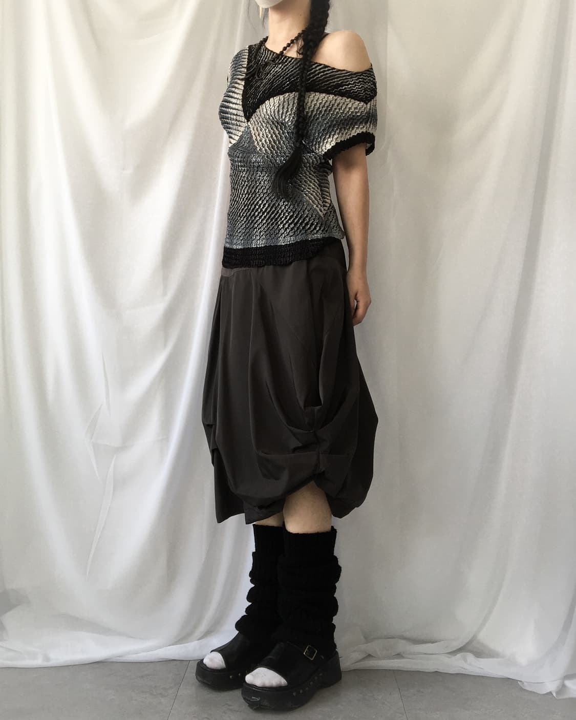Pleats pattern top 상품이미지5