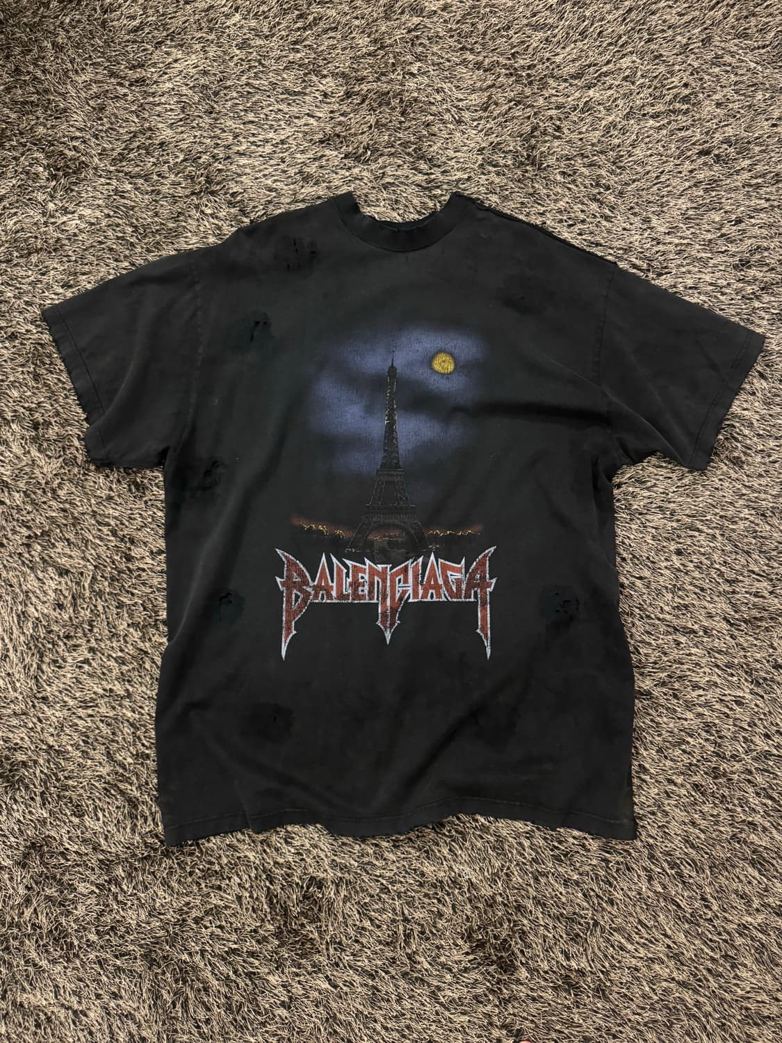 발렌시아가 파리스문 더블프론트 티 상품이미지1