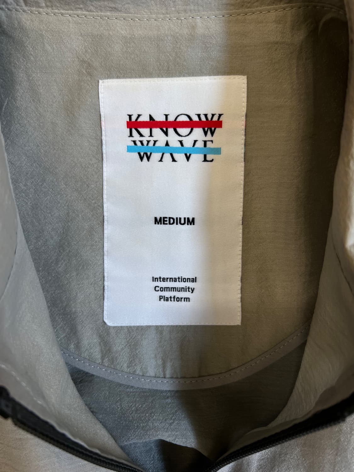 노우웨이브 유니섹스 오간자 봄버 자켓 M 상품이미지5