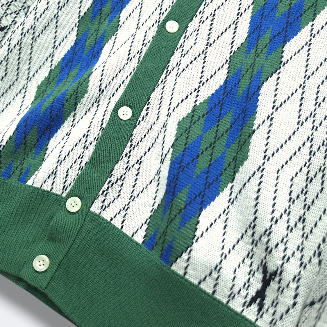 [S] 프래드페리 X 템즈(Thames) 콜라보 아가일 가디건 상품이미지6