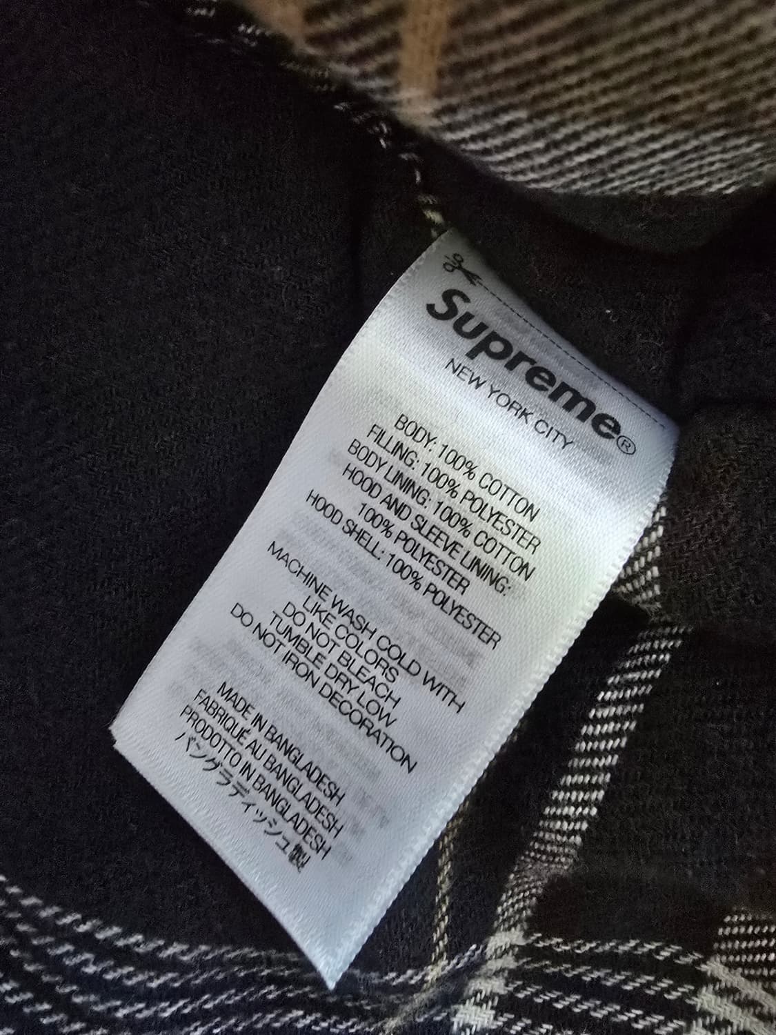 Dickies Supreme 디키즈 슈프림 후드 워크자켓 블랙 M 상품이미지6