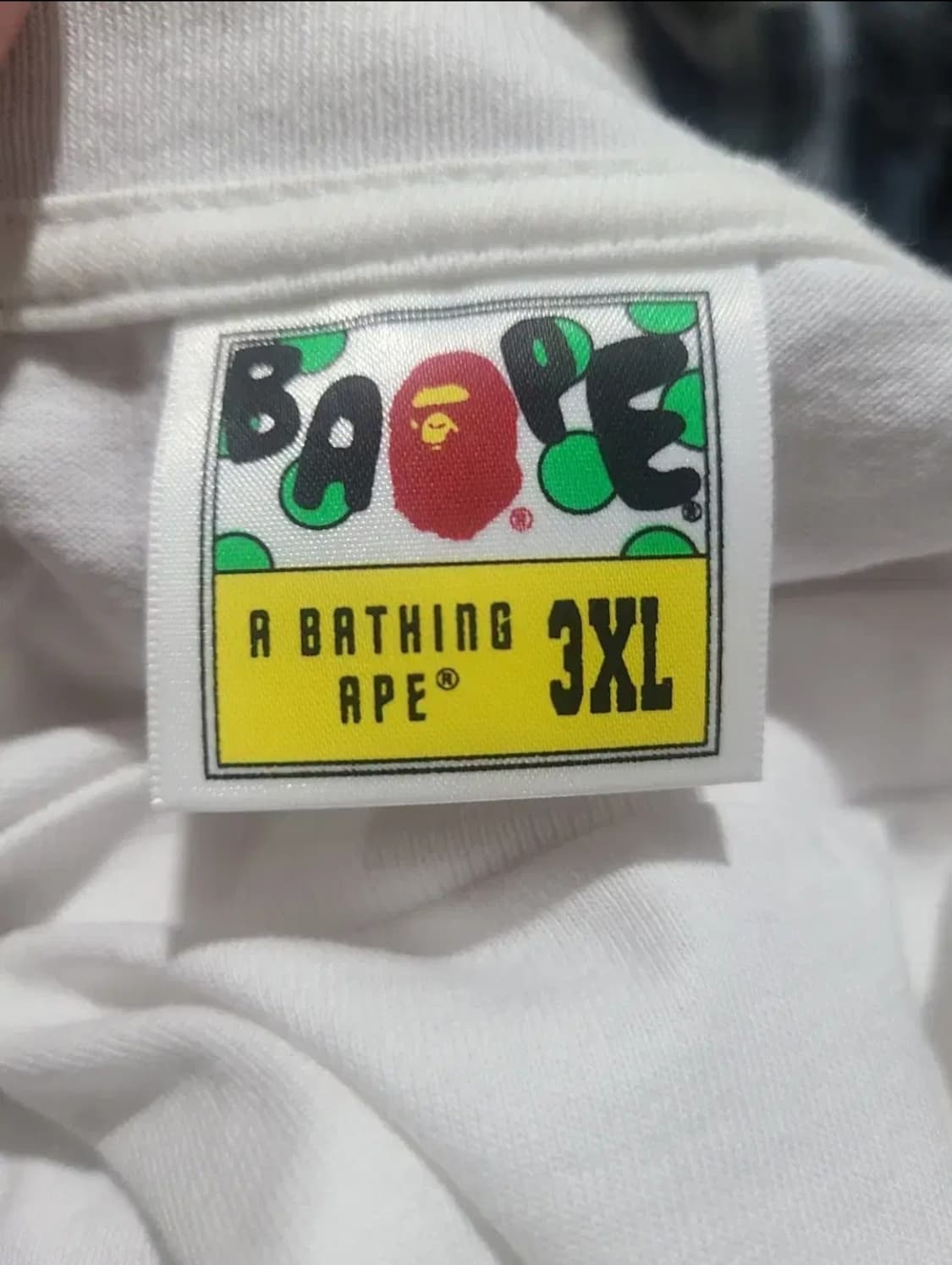 23 SS 베이프 Thermography 컬리지 마일로 티셔츠 상품이미지4