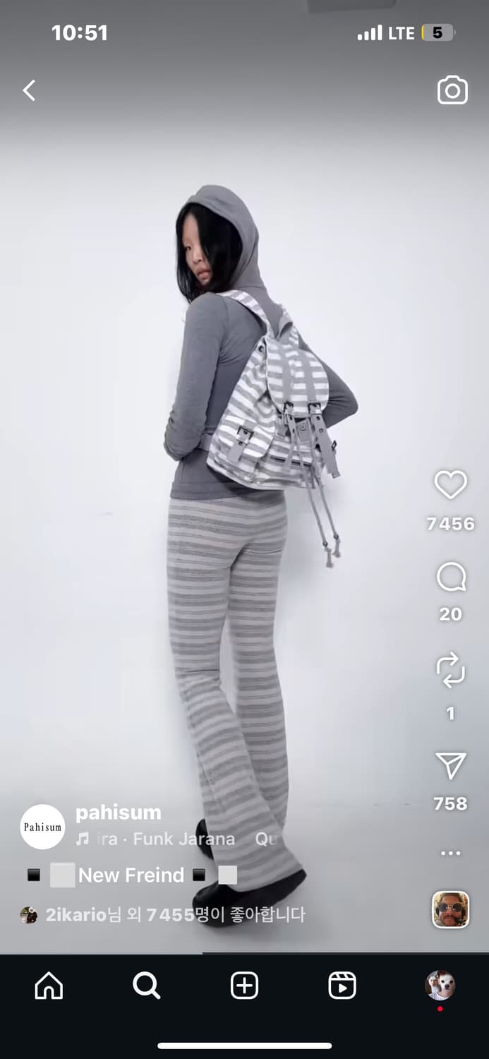 파히섬 스트라이프 팬츠 구해요 상품이미지2