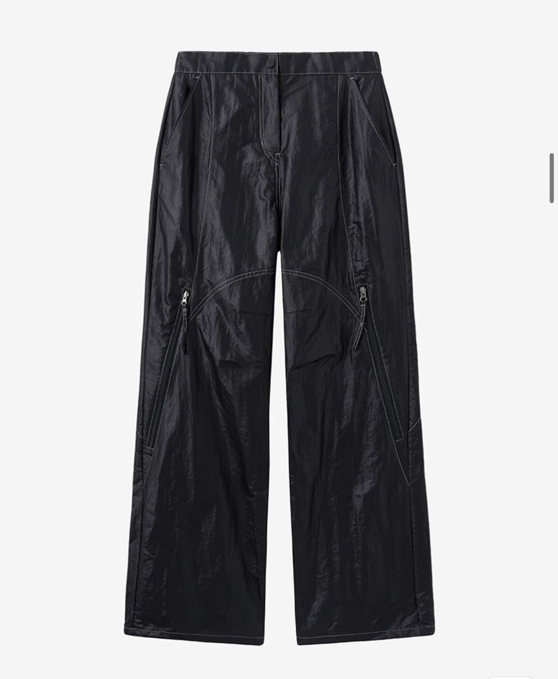 인사일런스 우먼 나일론 유틸리티 팬츠 블랙 상품이미지4