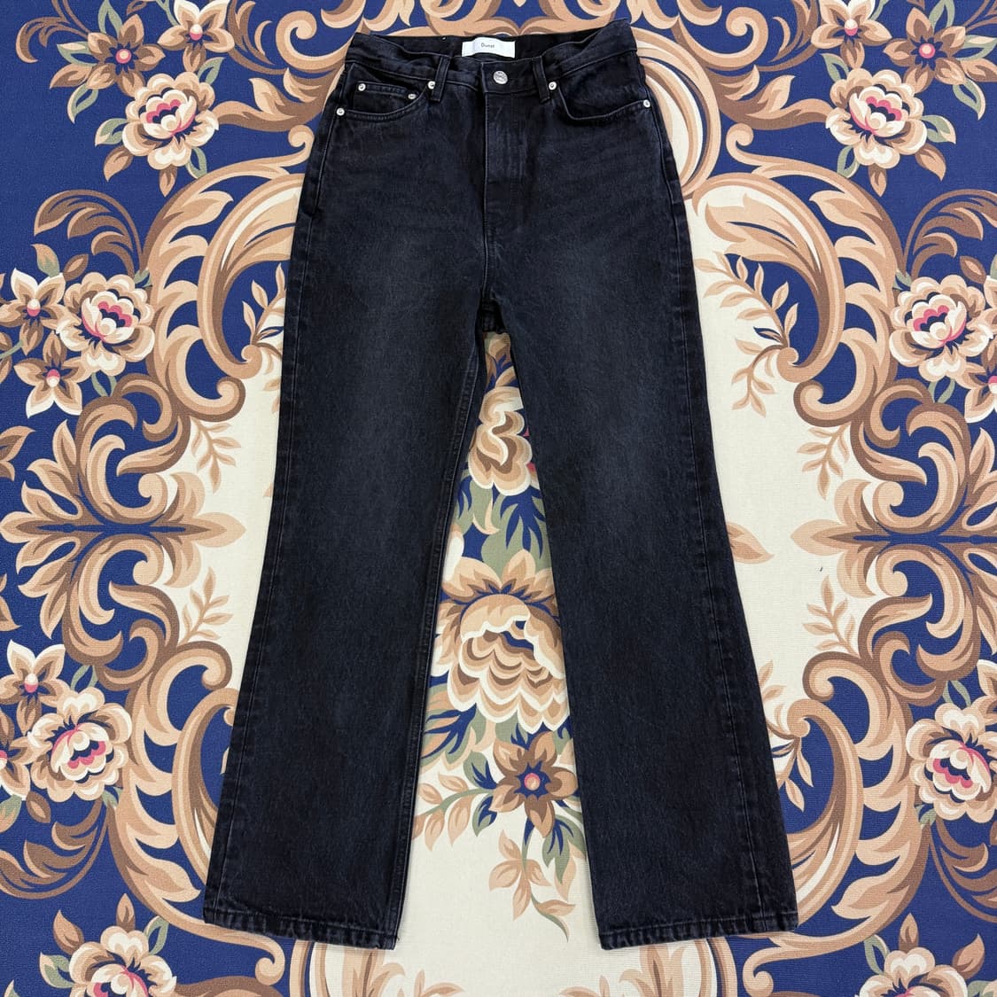 (우먼즈M)던스트 Dunst 흑청 데님팬츠 상품이미지3