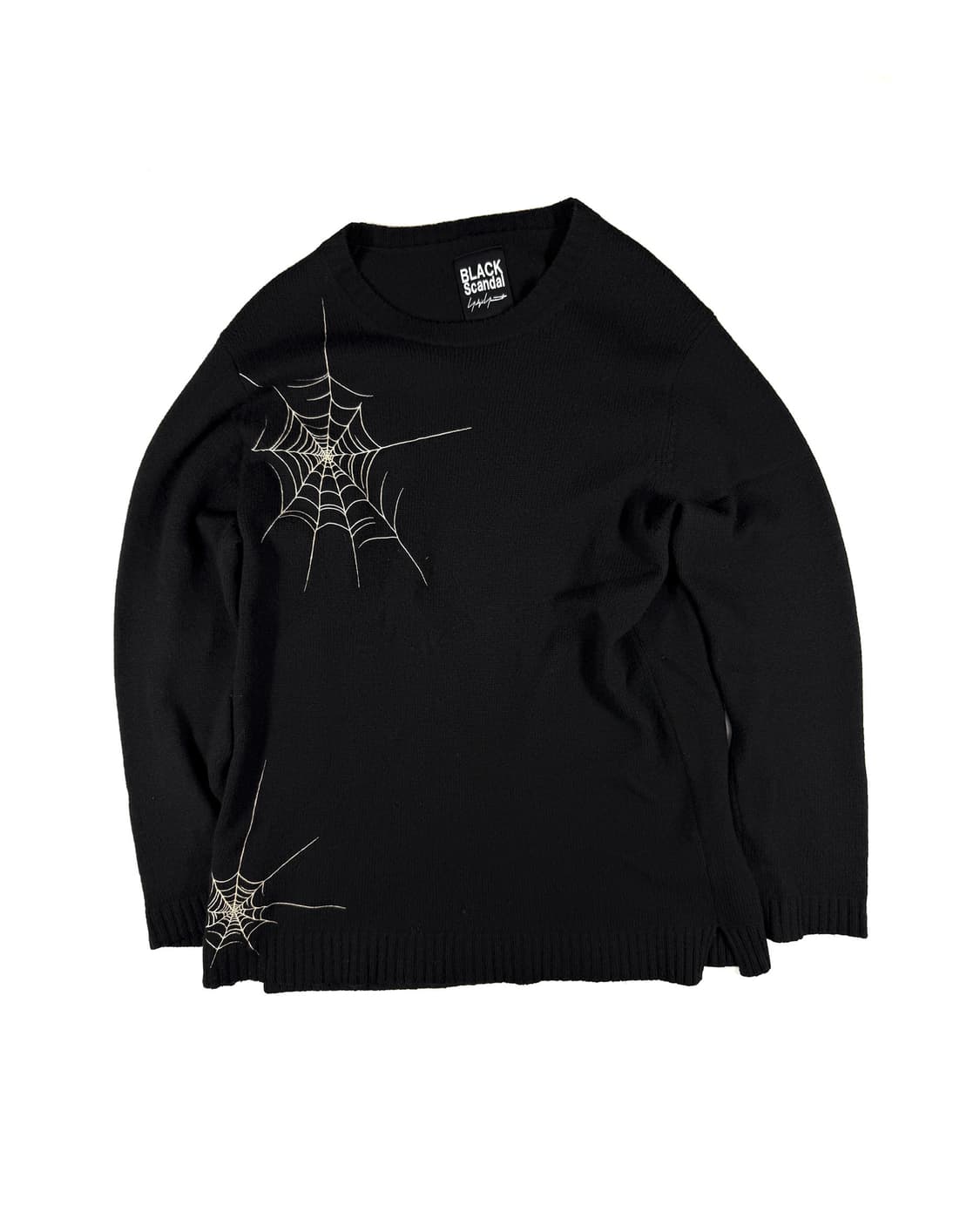 요지야마모토 블랙스캔들 웹 니트 상품이미지1