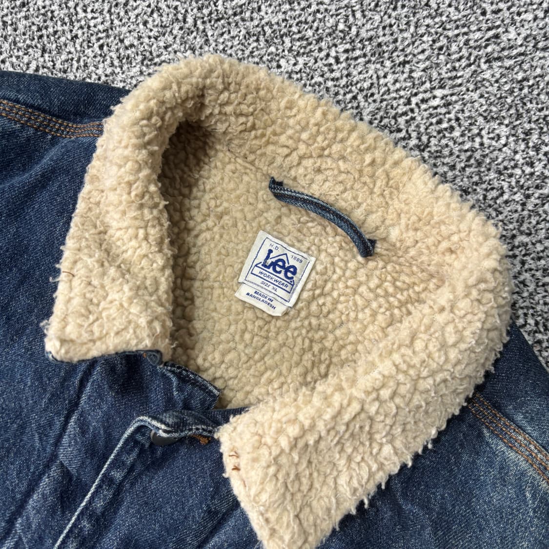 Lee 리 워크웨어 쉐르파 데님 자켓 (XL) 상품이미지4