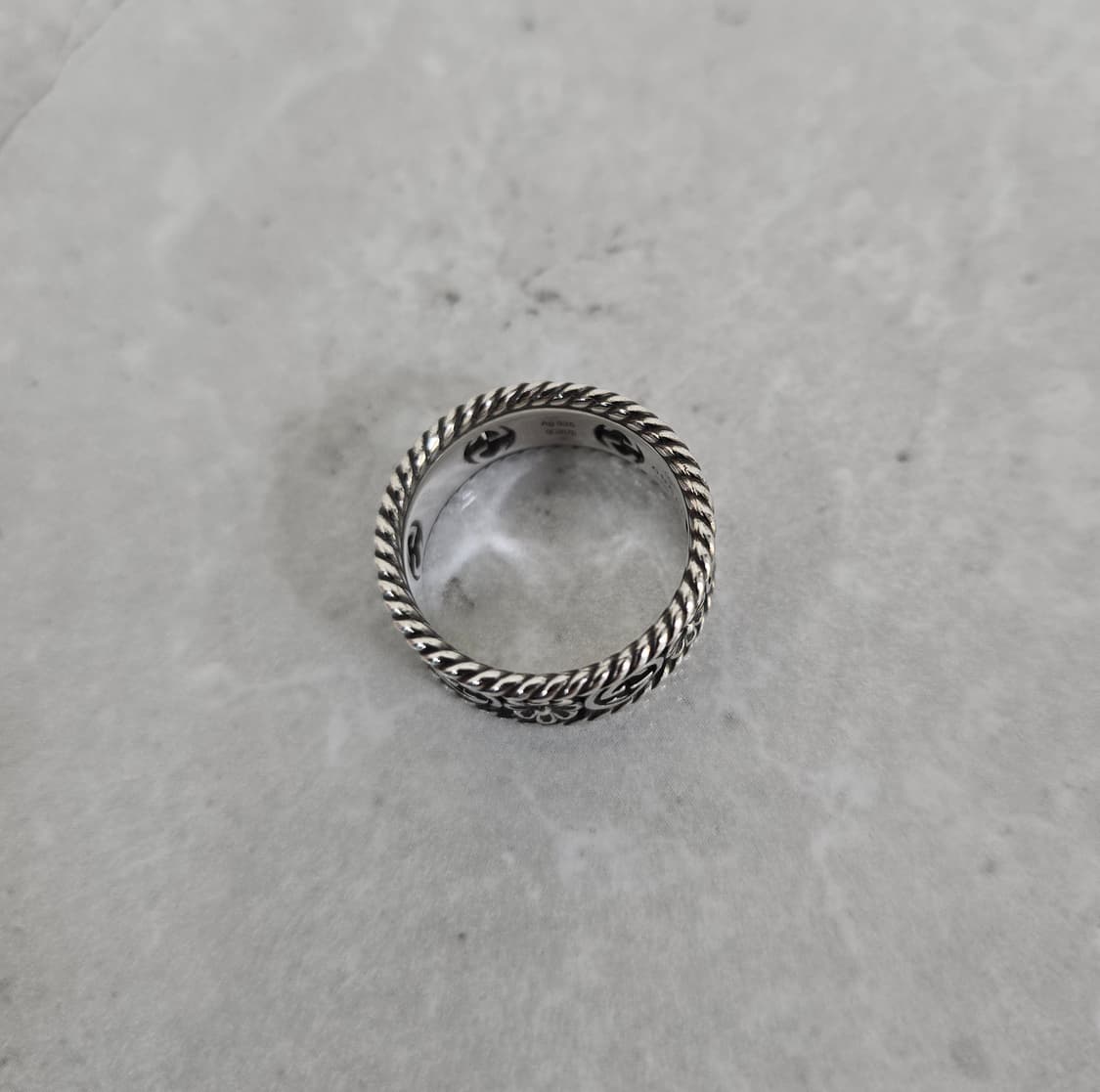 구찌 플라워 인터로킹 링 반지 17호 판매 상품이미지5