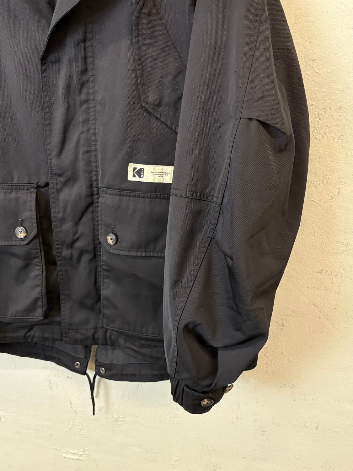 코닥 스텐넥 자켓 블랙 상품이미지4