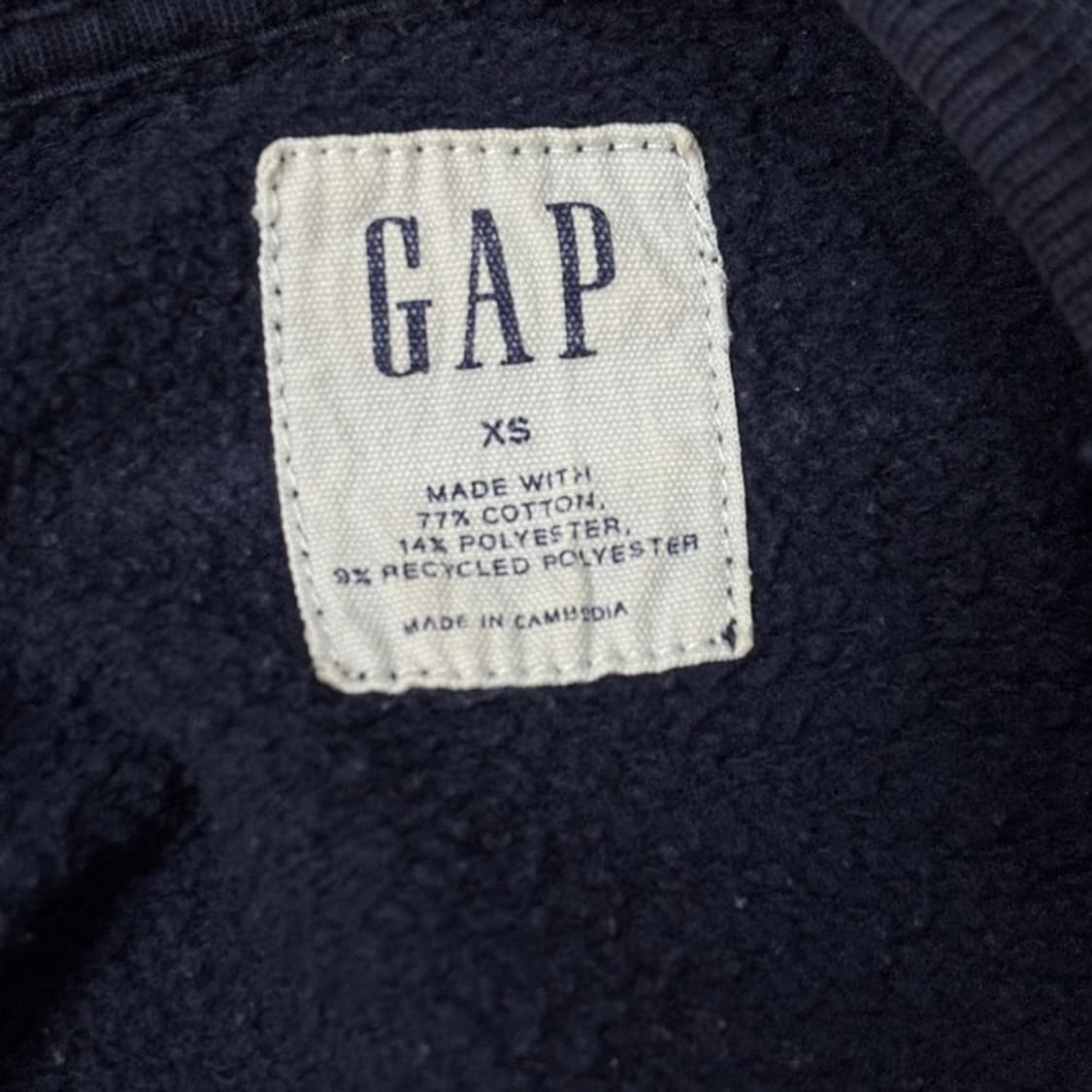 GAP  자수 패치 맨투맨 V0518 상품이미지6