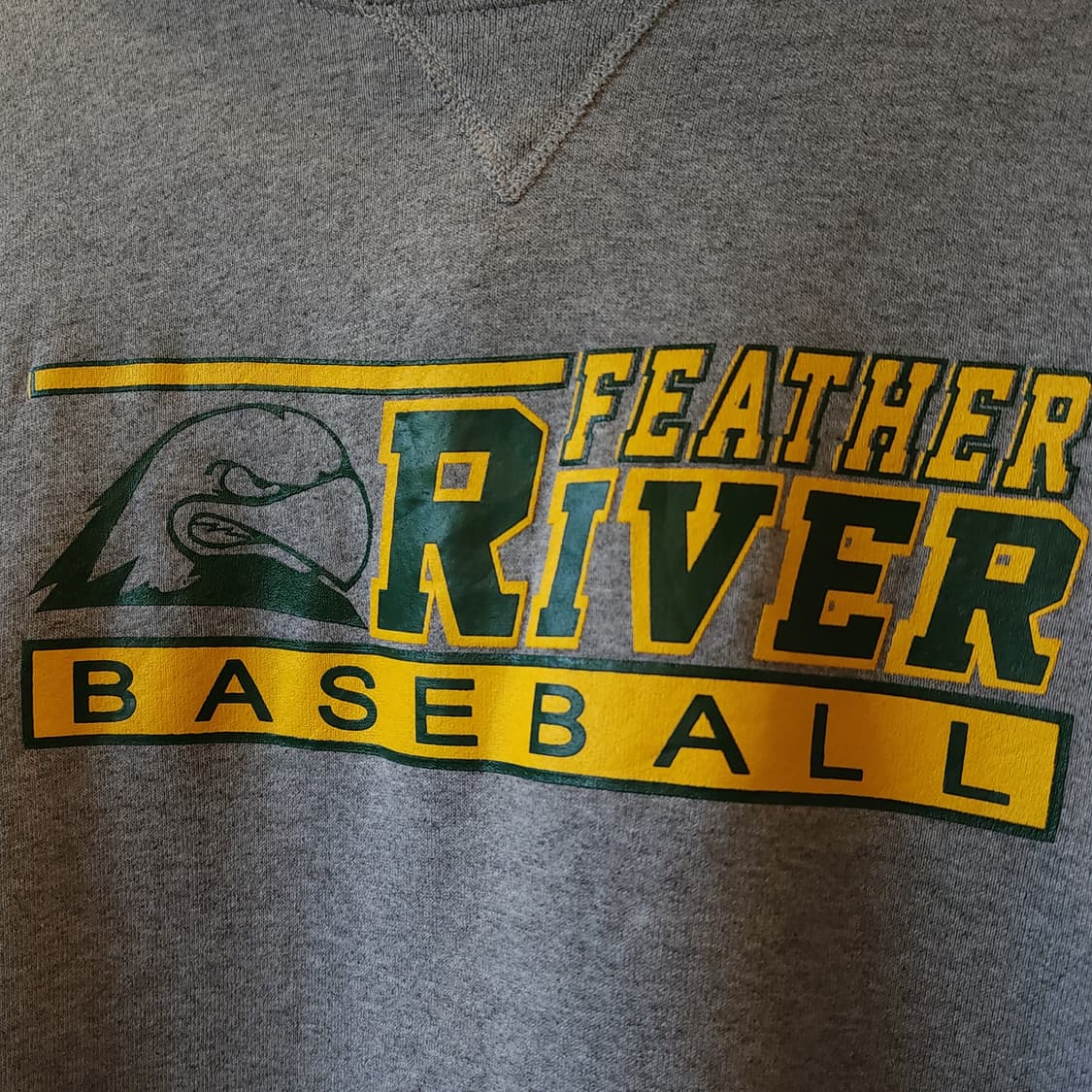 90s 러셀 후드 스웻셔츠 리버 빈티지 레터링 그레이XL 상품이미지4