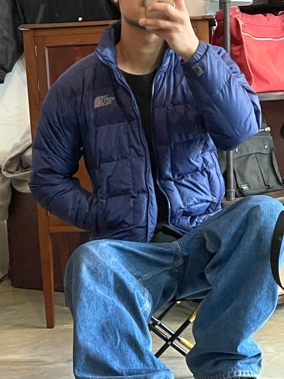 노스페이스 600 경량패딩 S 상품이미지1