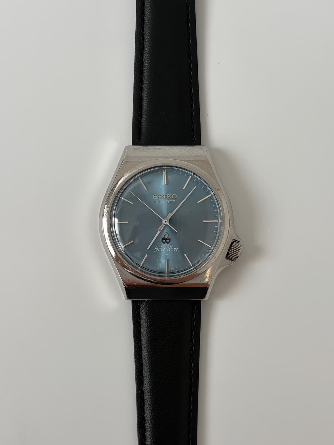 1980s Silverwave Skyblue Dial Quartz 상품이미지4
