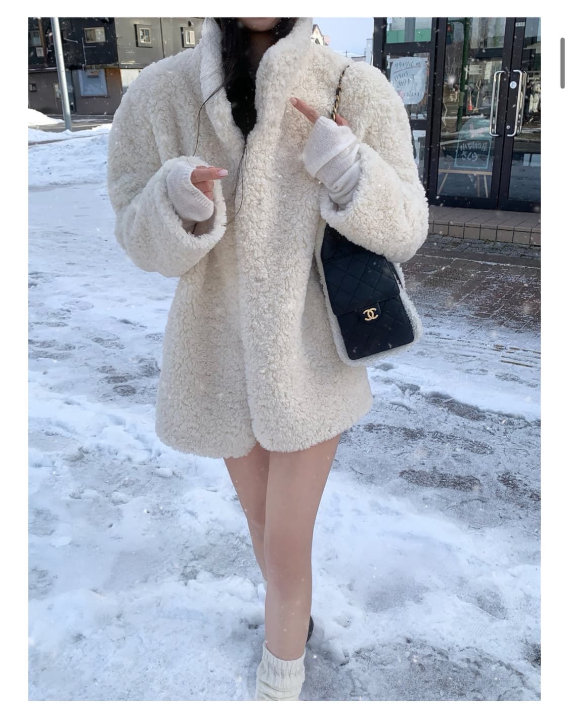 더위시 엘린 시어링 코트 상품이미지3