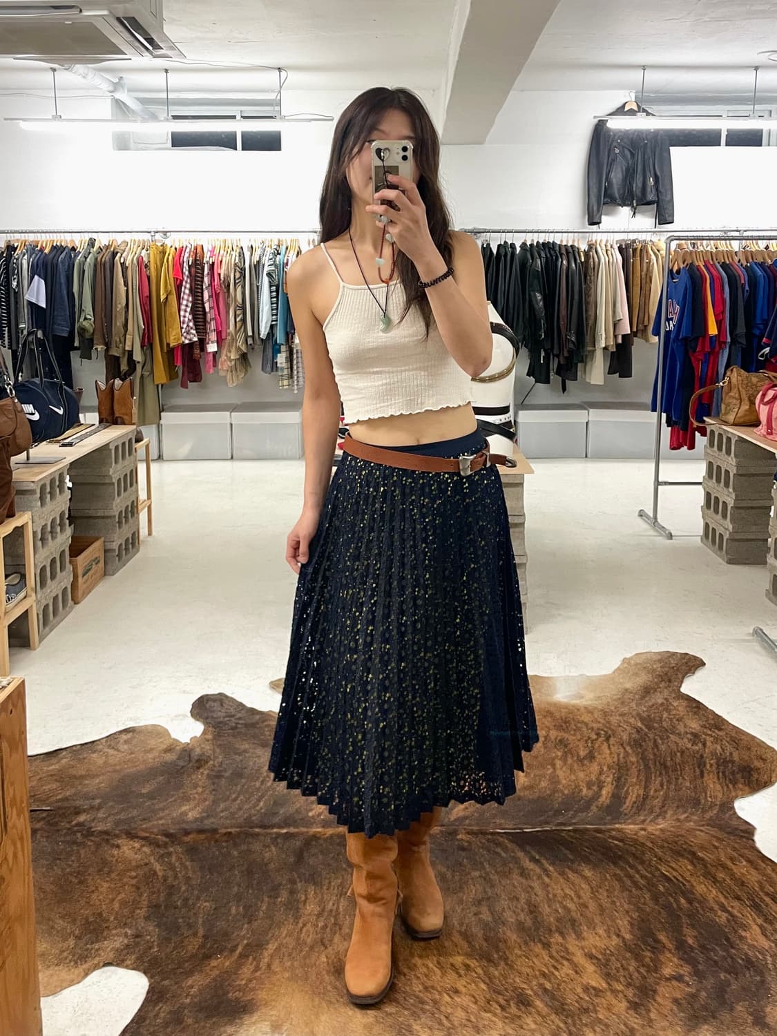 JOURNAL STANDARD pleats skirt 상품이미지2