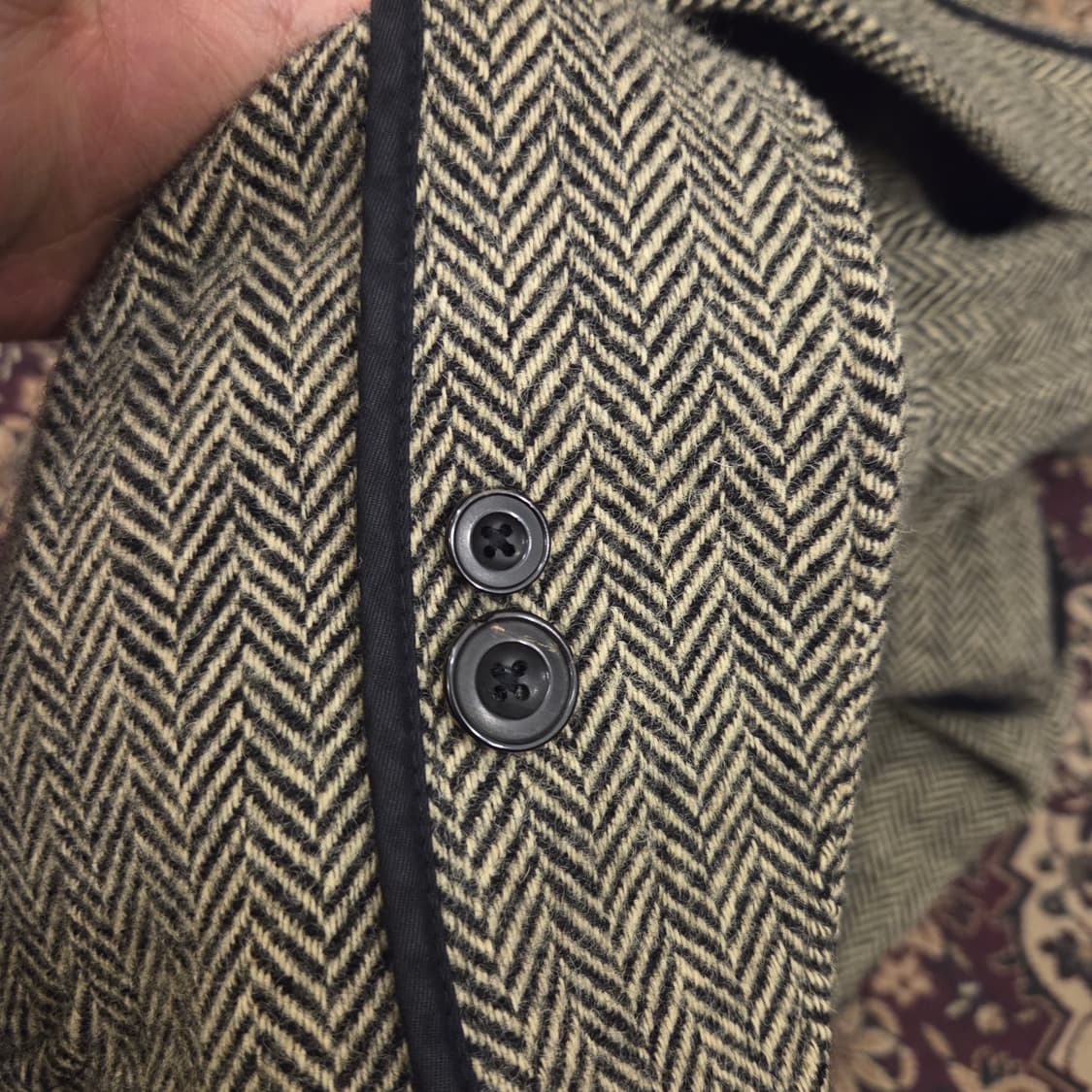 폴로 헤링본 엘보우 패치 자켓 스포츠 코트 블레이져 상품이미지7