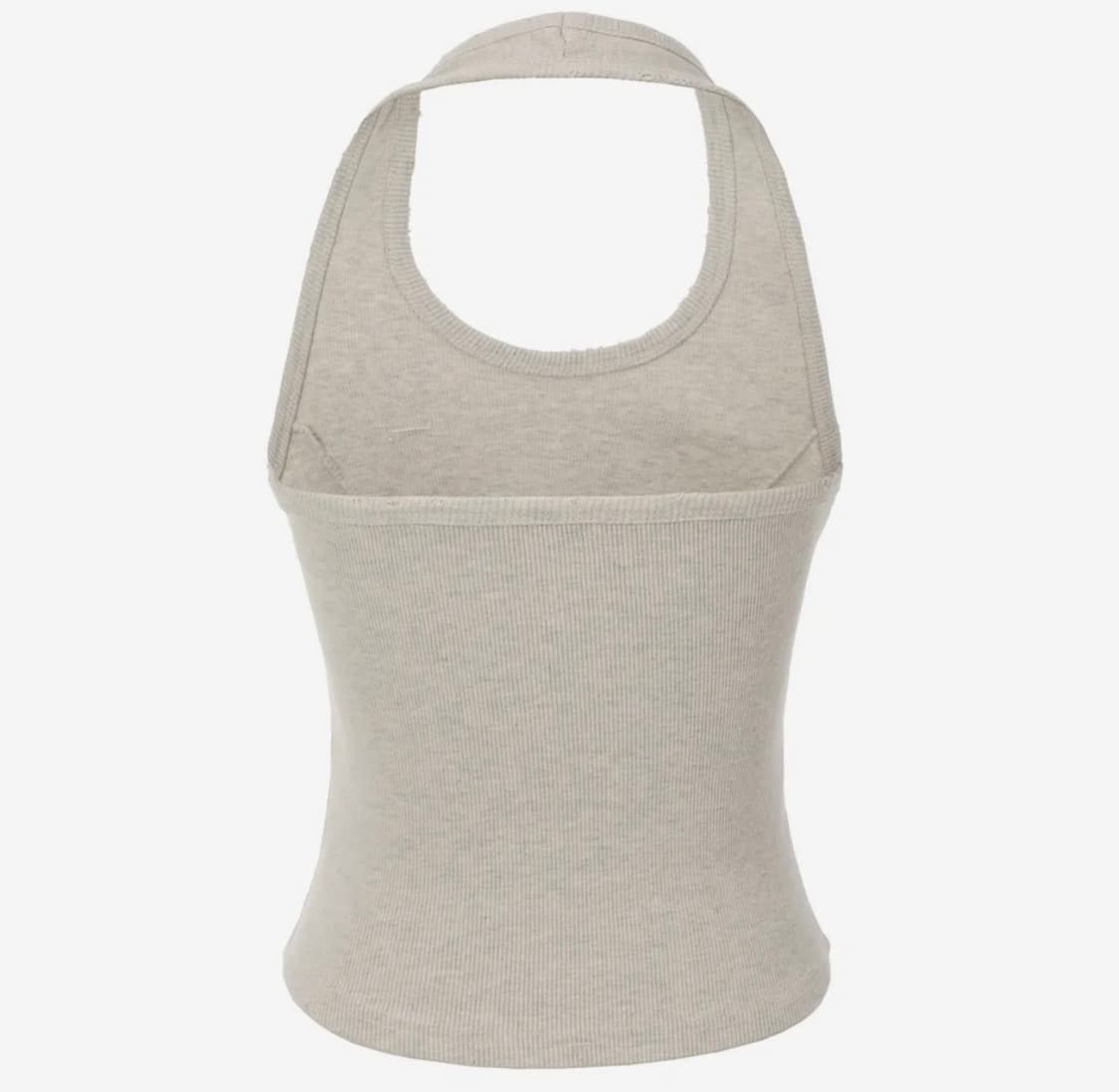 카키포인트 damage stud halter top beige 상품이미지3