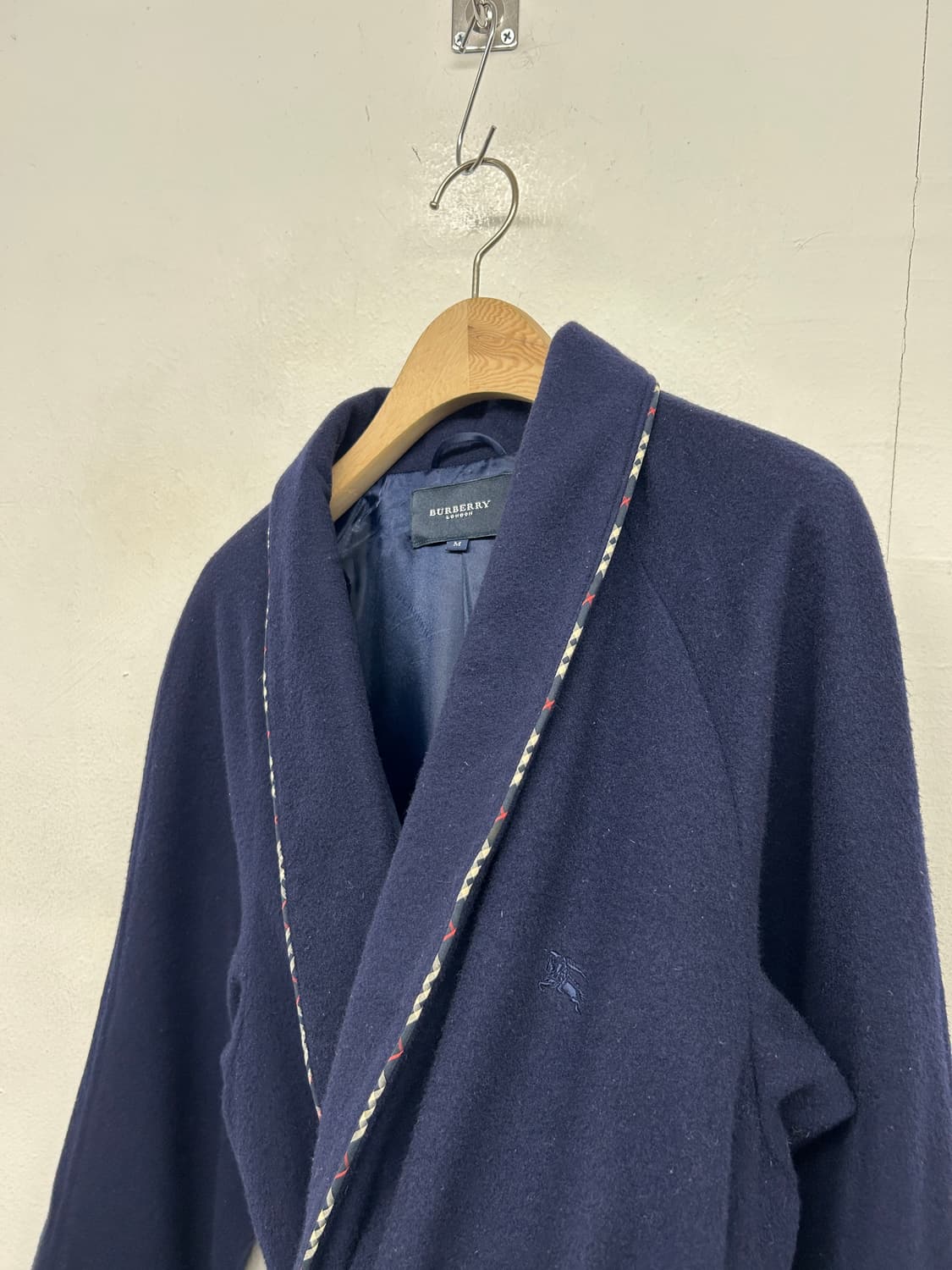JPN 버버리 런던 캐시미어 홈웨어 로브 코트 상품이미지3