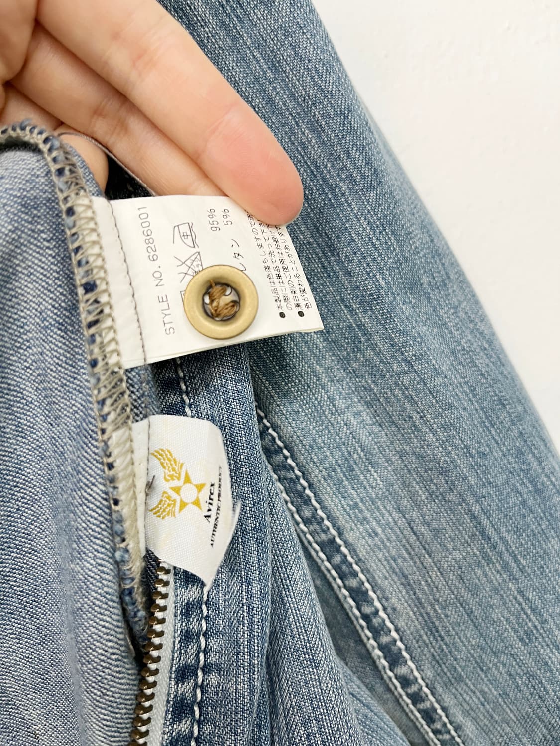 아비렉스 데님 점프수트 상품이미지10