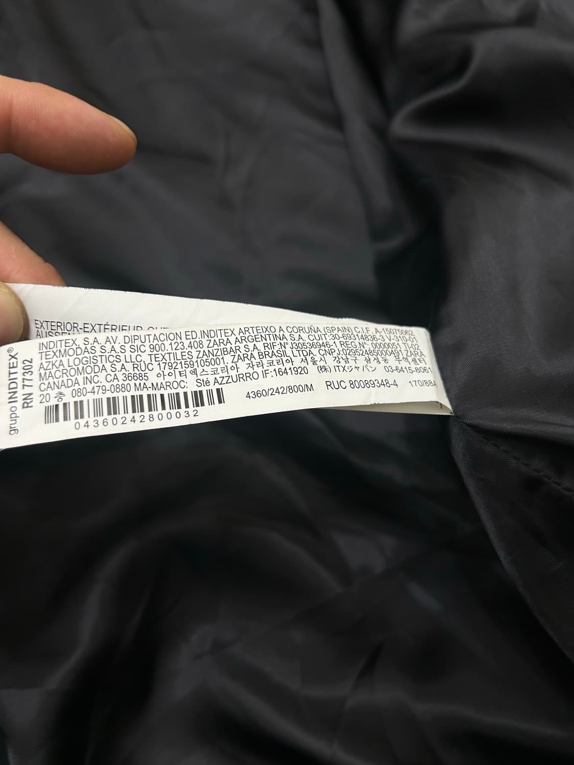 [한국L]ZARA 페이크퍼 롱 코트/블랙 상품이미지6