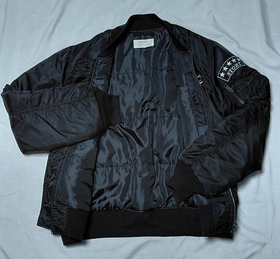 ​[L] BAYCREST 스트릿 패치 로고 항공점퍼 (MA-1) 상품이미지5