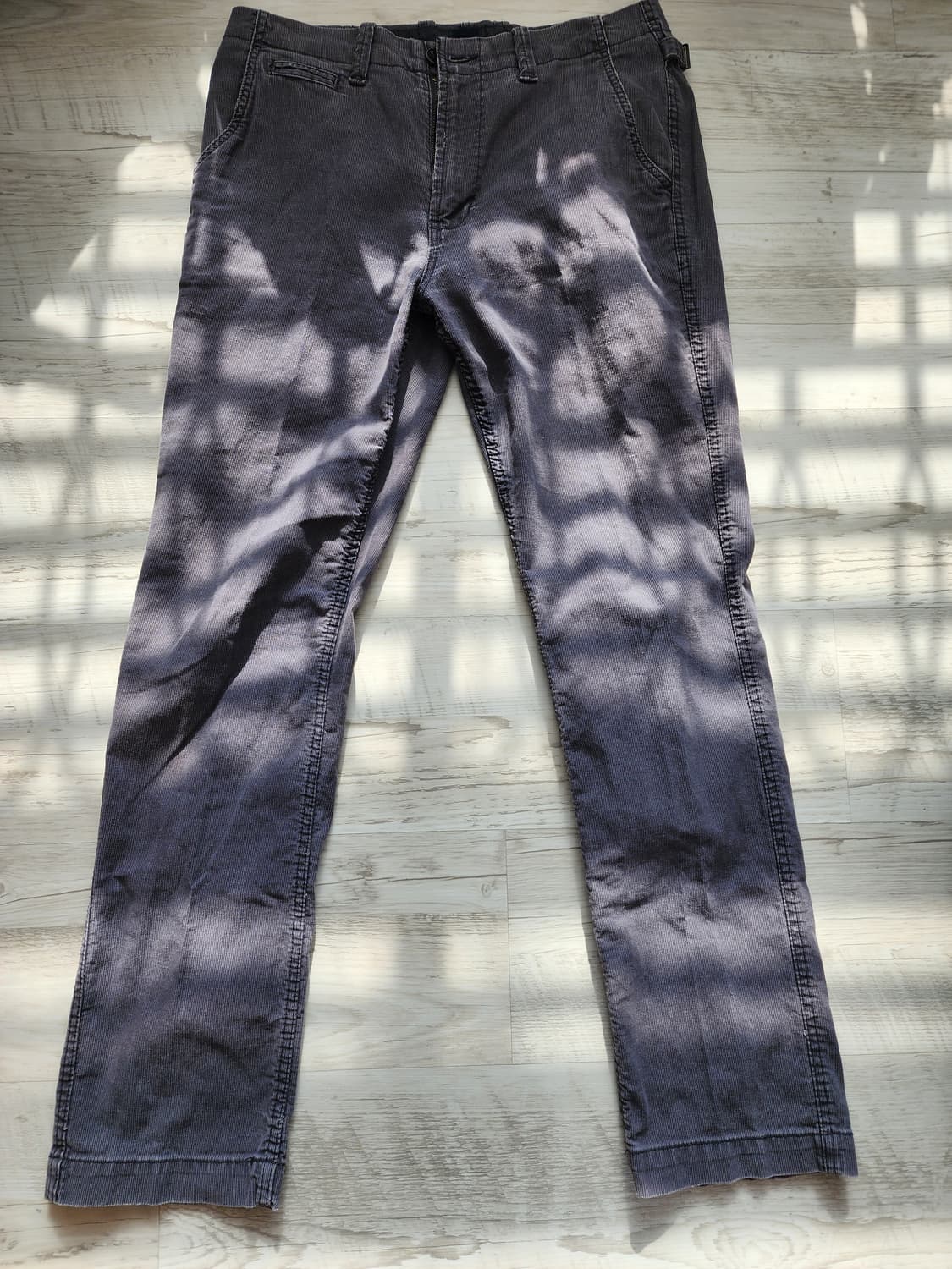 GAP 갭 코듀로이 팬츠 팜. 33사이즈 블루그레이 색상 골덴 바지 상품이미지1