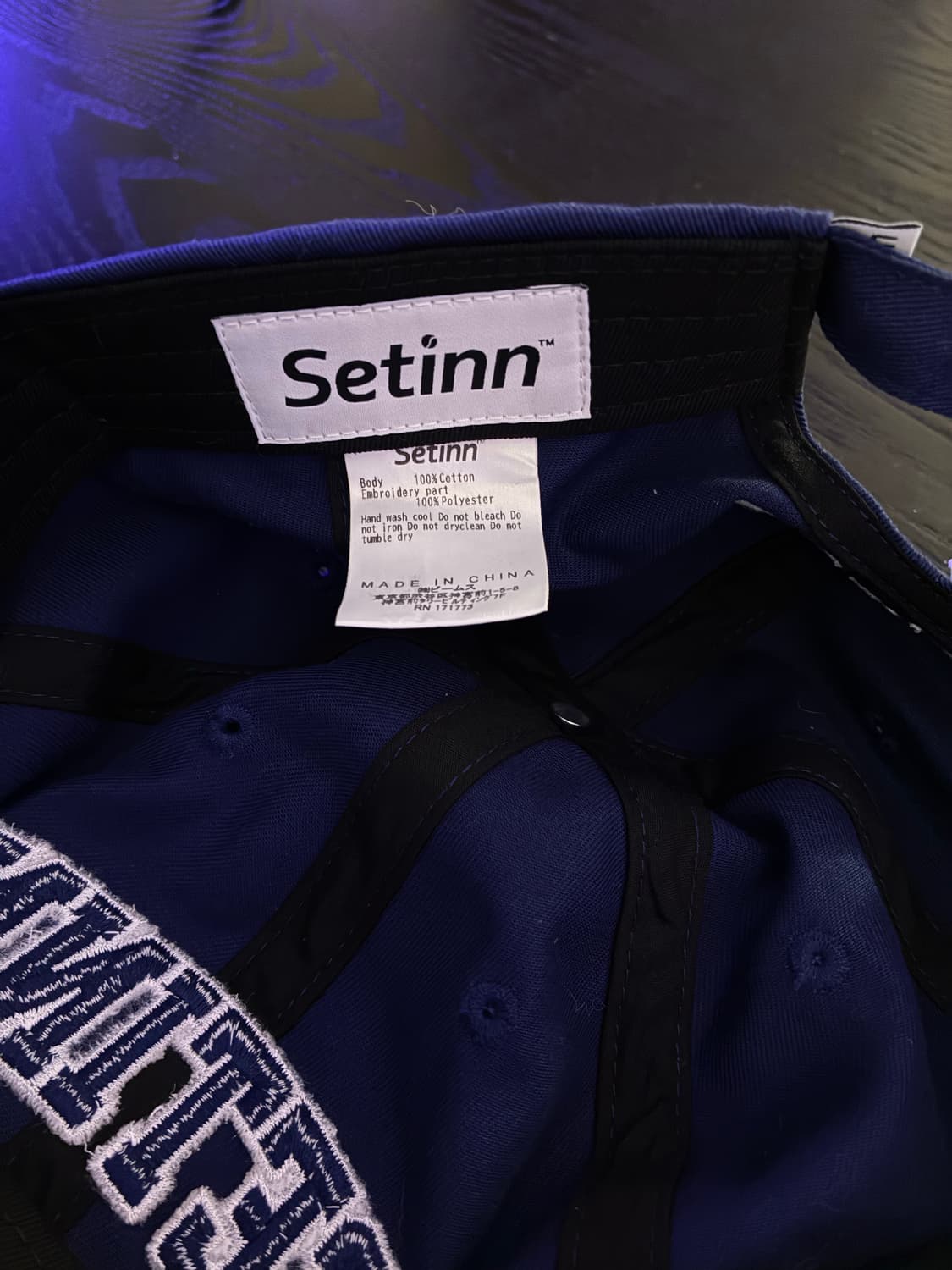 Setinn 로고 캡 모자 판매 상품이미지3