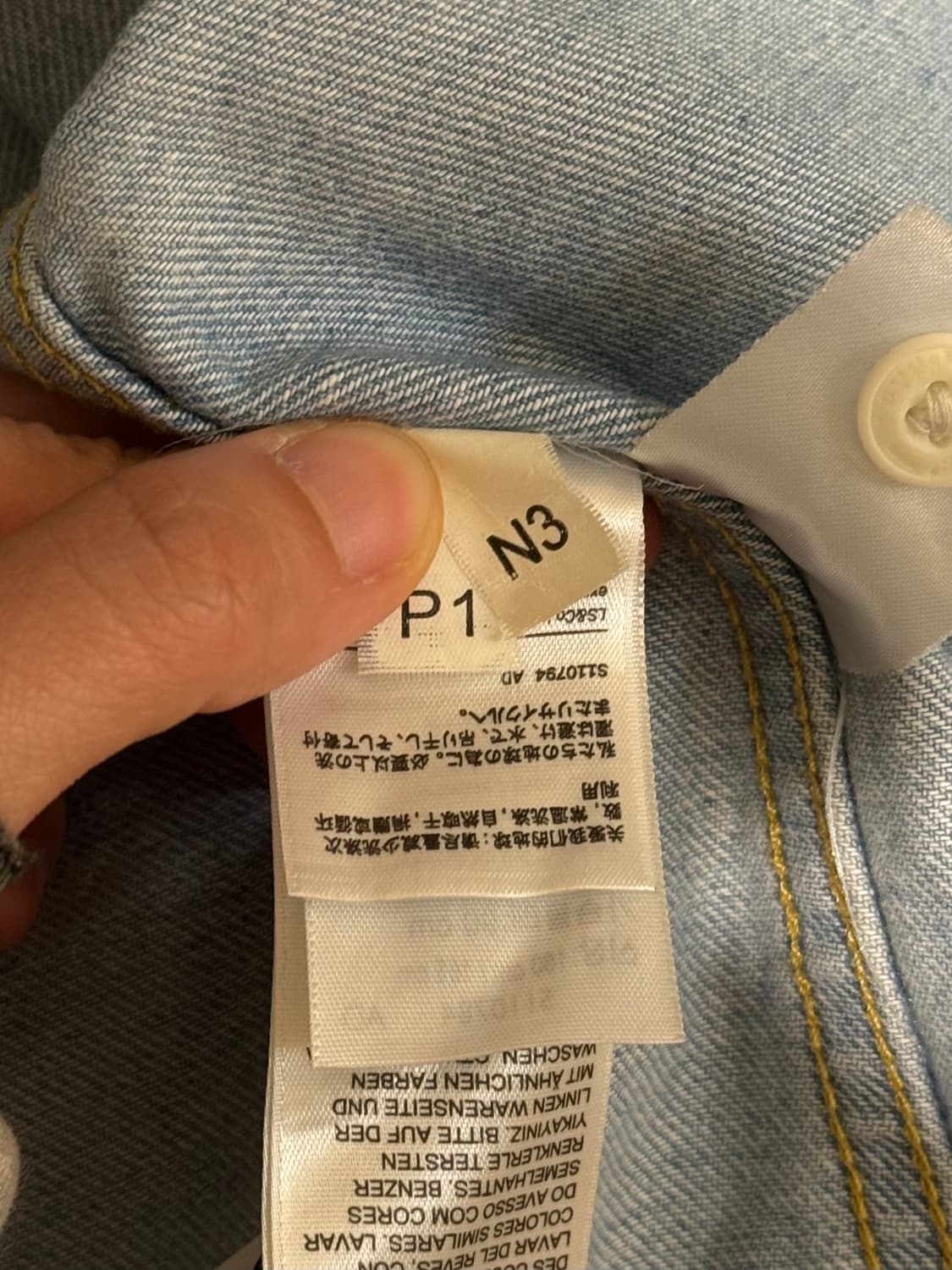 리바이스 실버탭 데님셔츠 상품이미지10