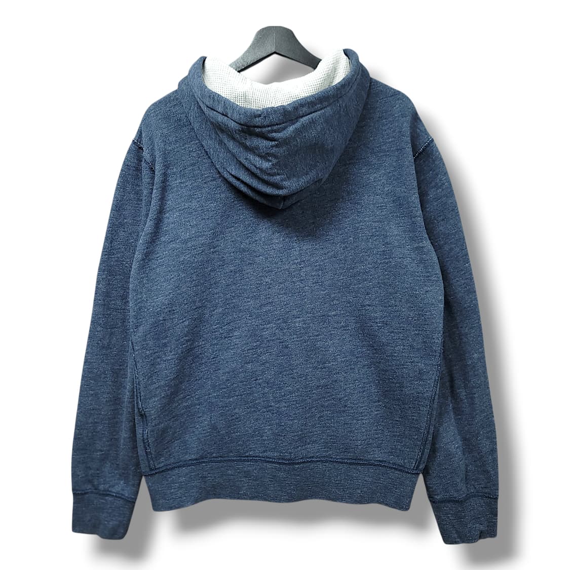 [L] 폴로 네이비 블루 인디고 기모 후드 집업 상품이미지2