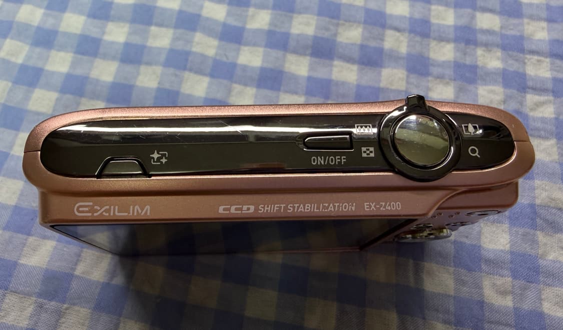 카시오 엑슬림z400 핑크(로즈골드) 상품이미지4