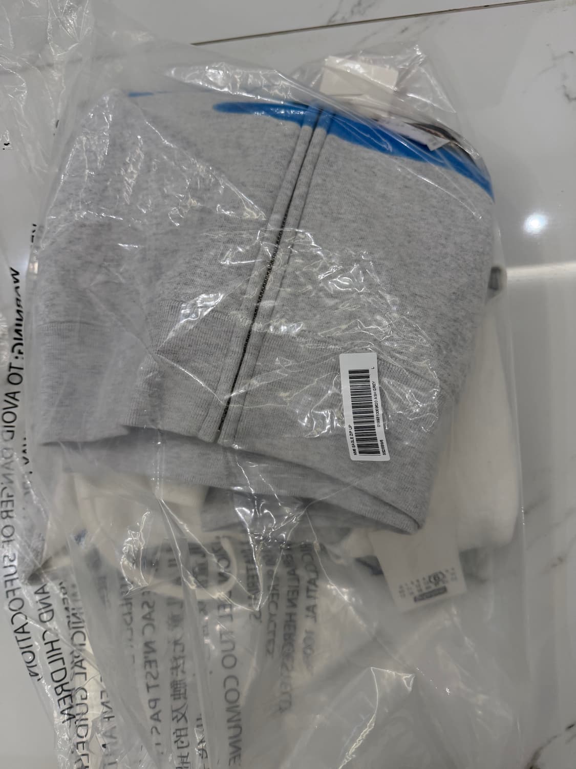 슈프림 x MM6 메종 마르지엘라 이글 집업 후드 스웨트셔츠 애쉬 그레이 상품이미지2