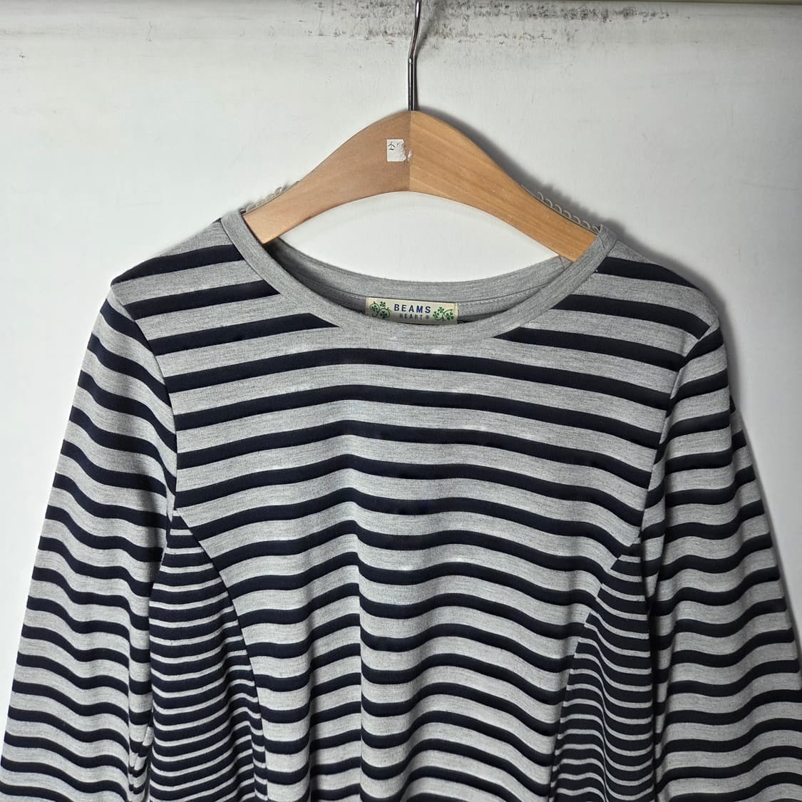 [Beams heart] 빔즈 스트라이프 포켓 롱슬리브 상품이미지3