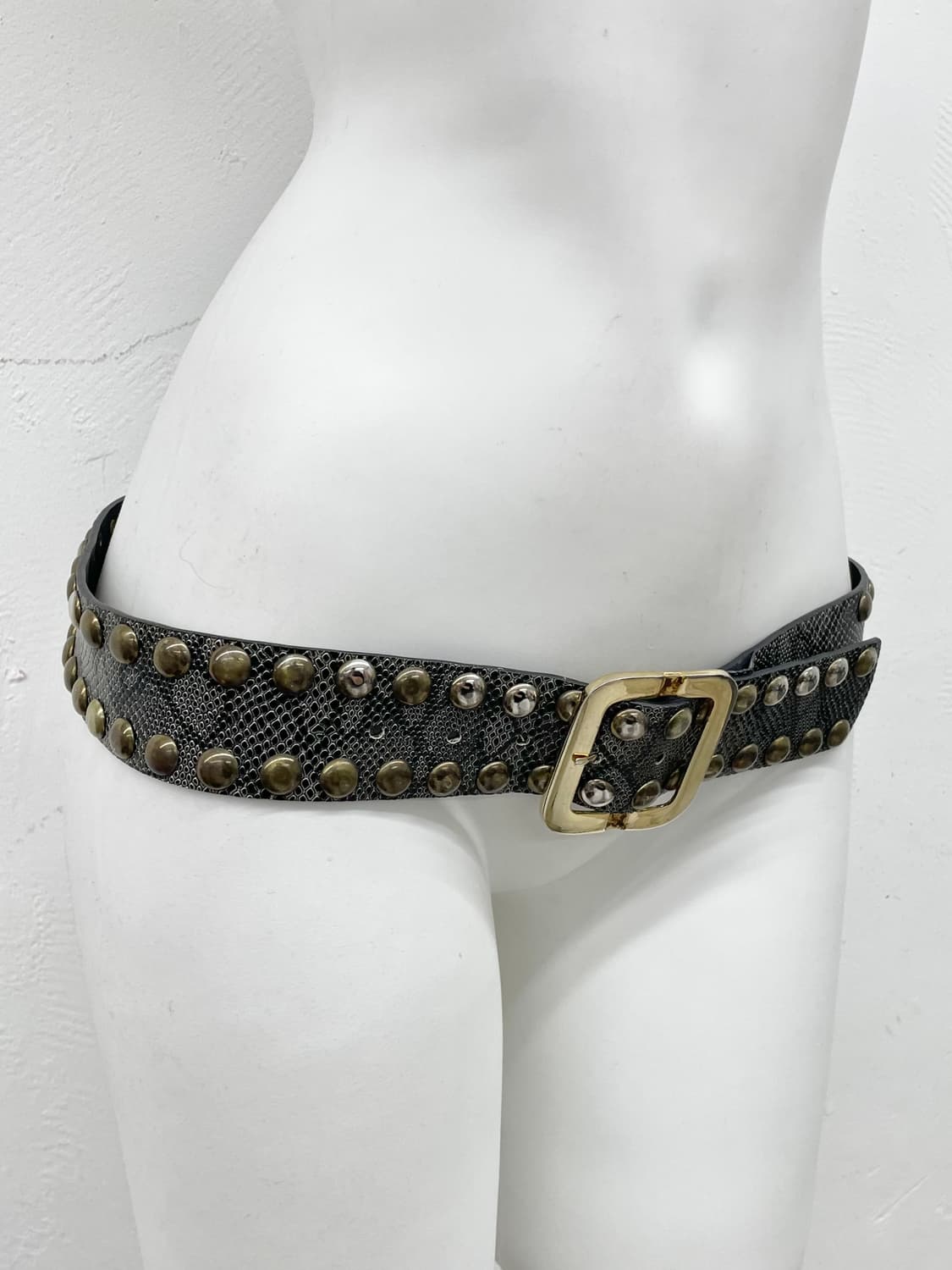 펑크 파에톤 스터드 버클 벨트 상품이미지5