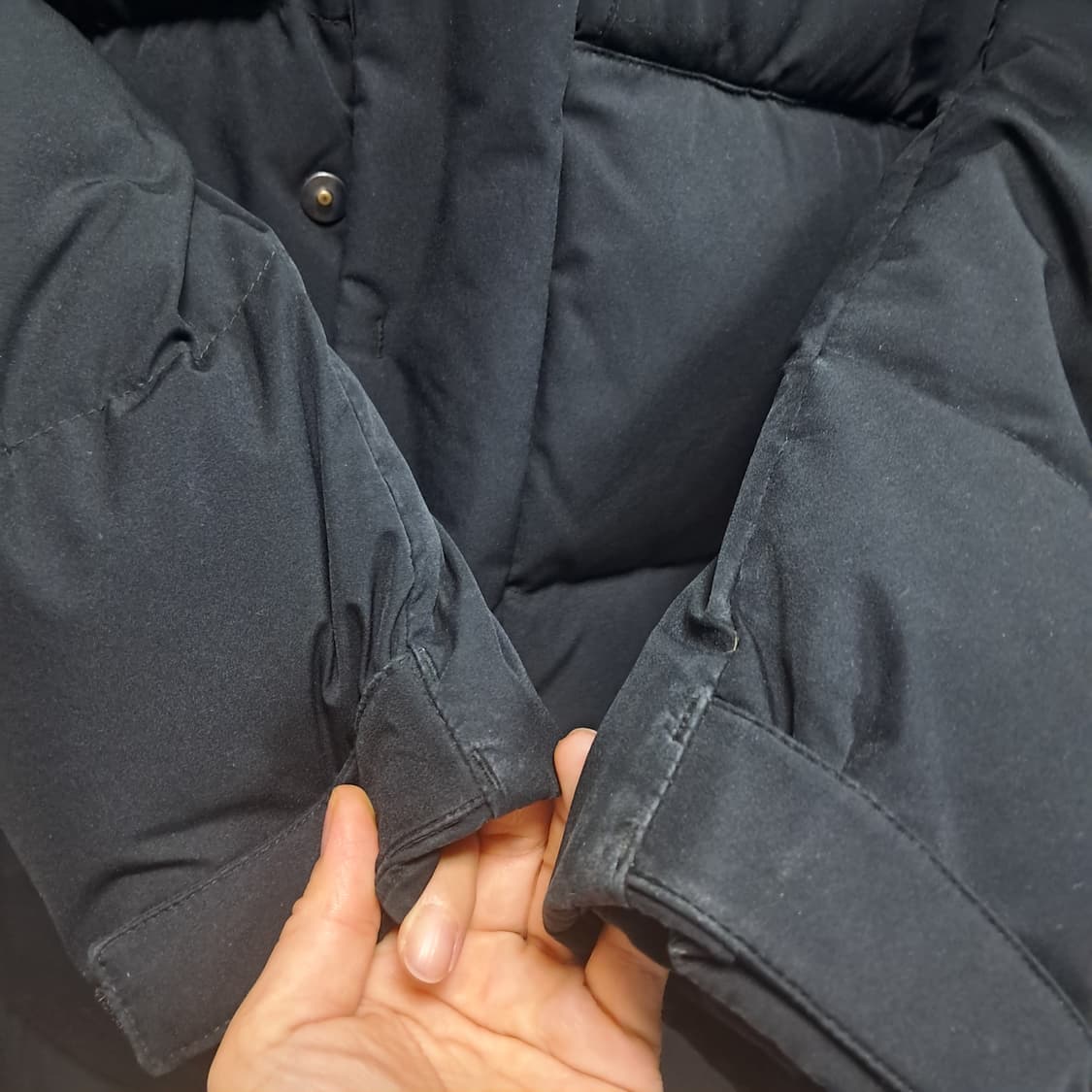 디스커버리 남성 롱패딩 헤비패딩 95 블랙 상품이미지10