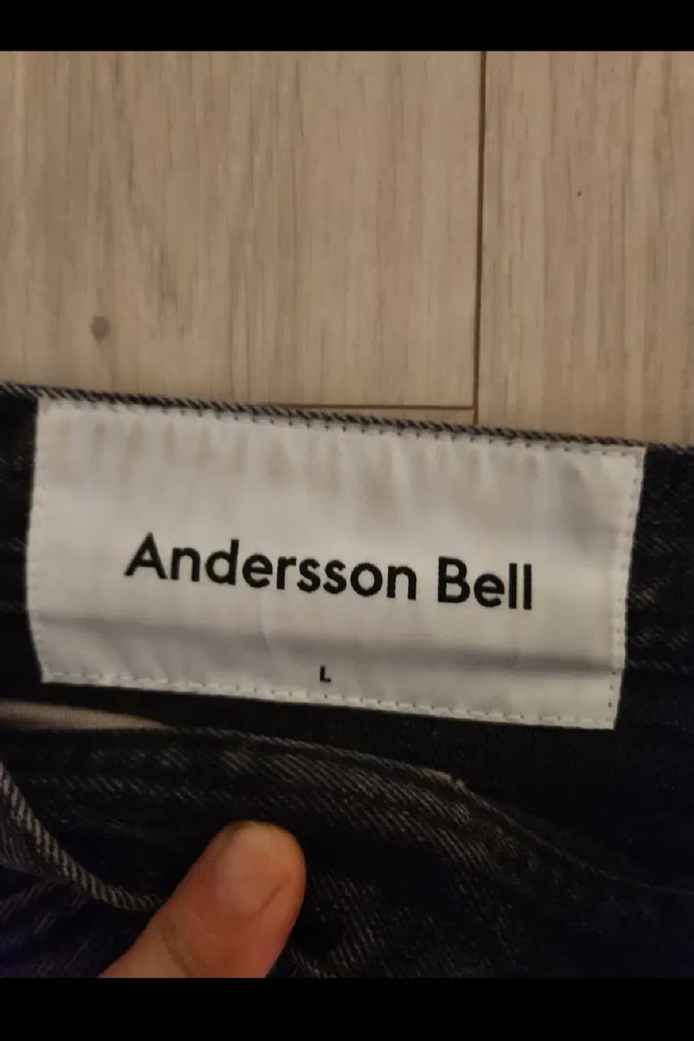 앤더슨벨  카펜터 워시드 데님 L 상품이미지8