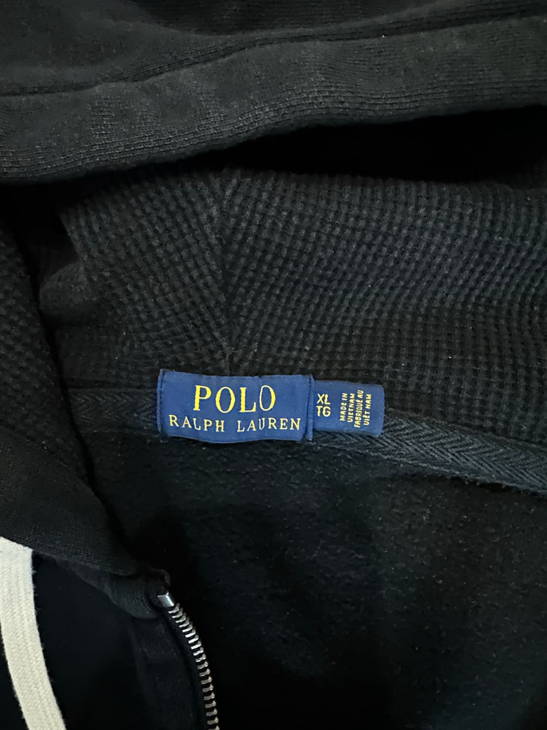 폴로 랄프로렌 후드집업, 블랙 사이즈 XL 상품이미지6