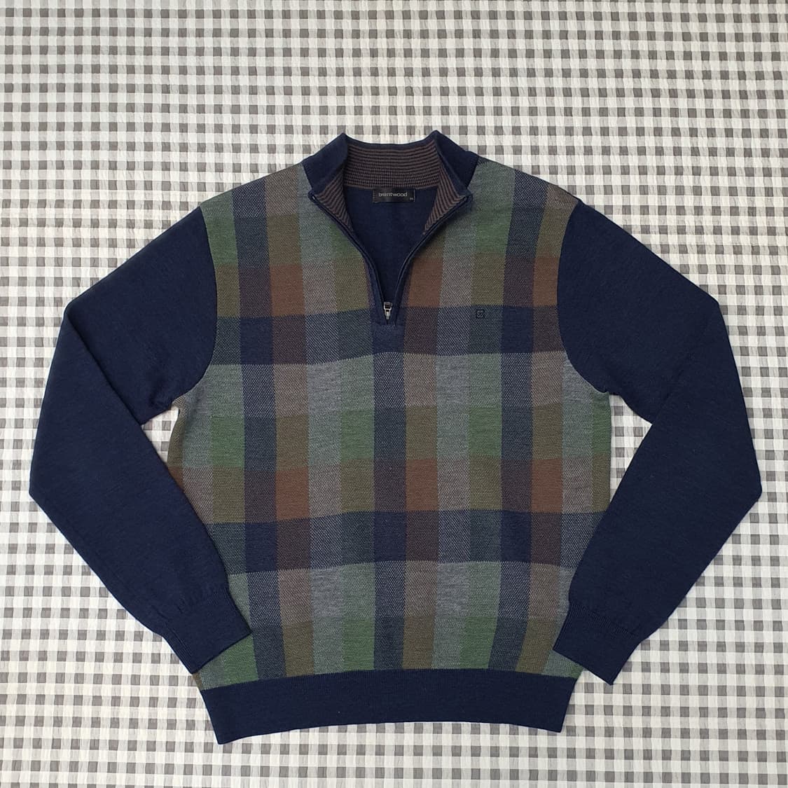 코오롱 브렌우드 반집업 스웨터 남자95 상품이미지1