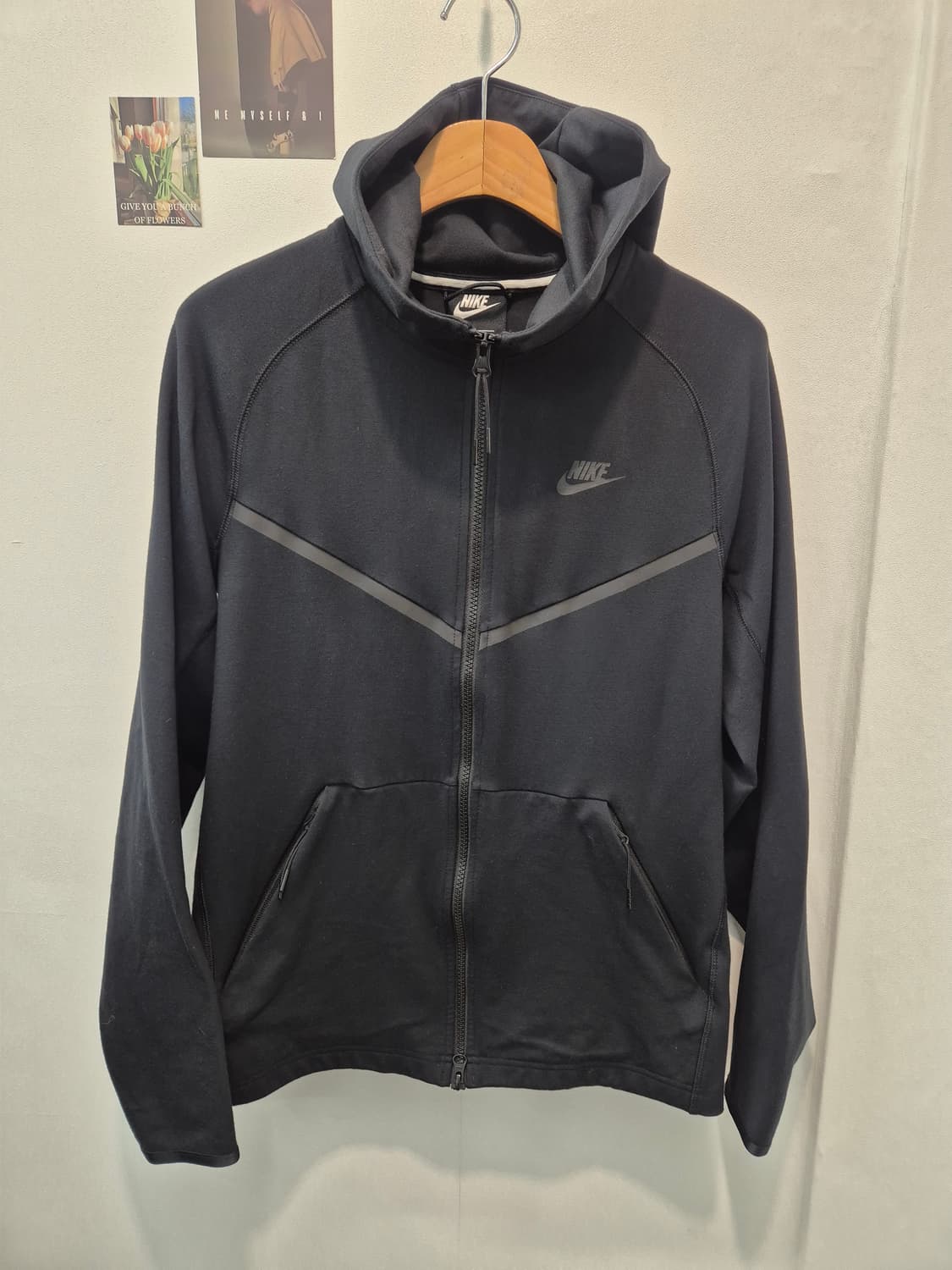 나이키 테크팩 후드집업 블랙 색상 M 
 상품이미지1