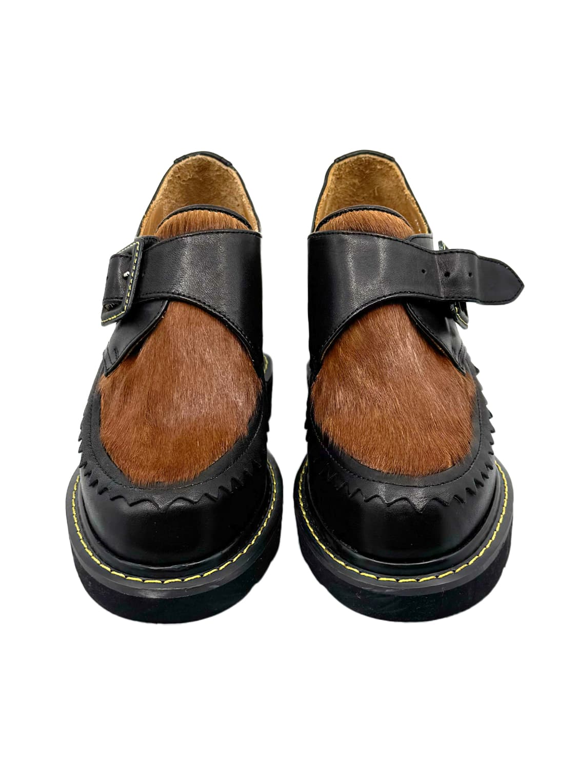 Mihara Yasuhiro Leather Wage Heels/ 235 상품이미지3